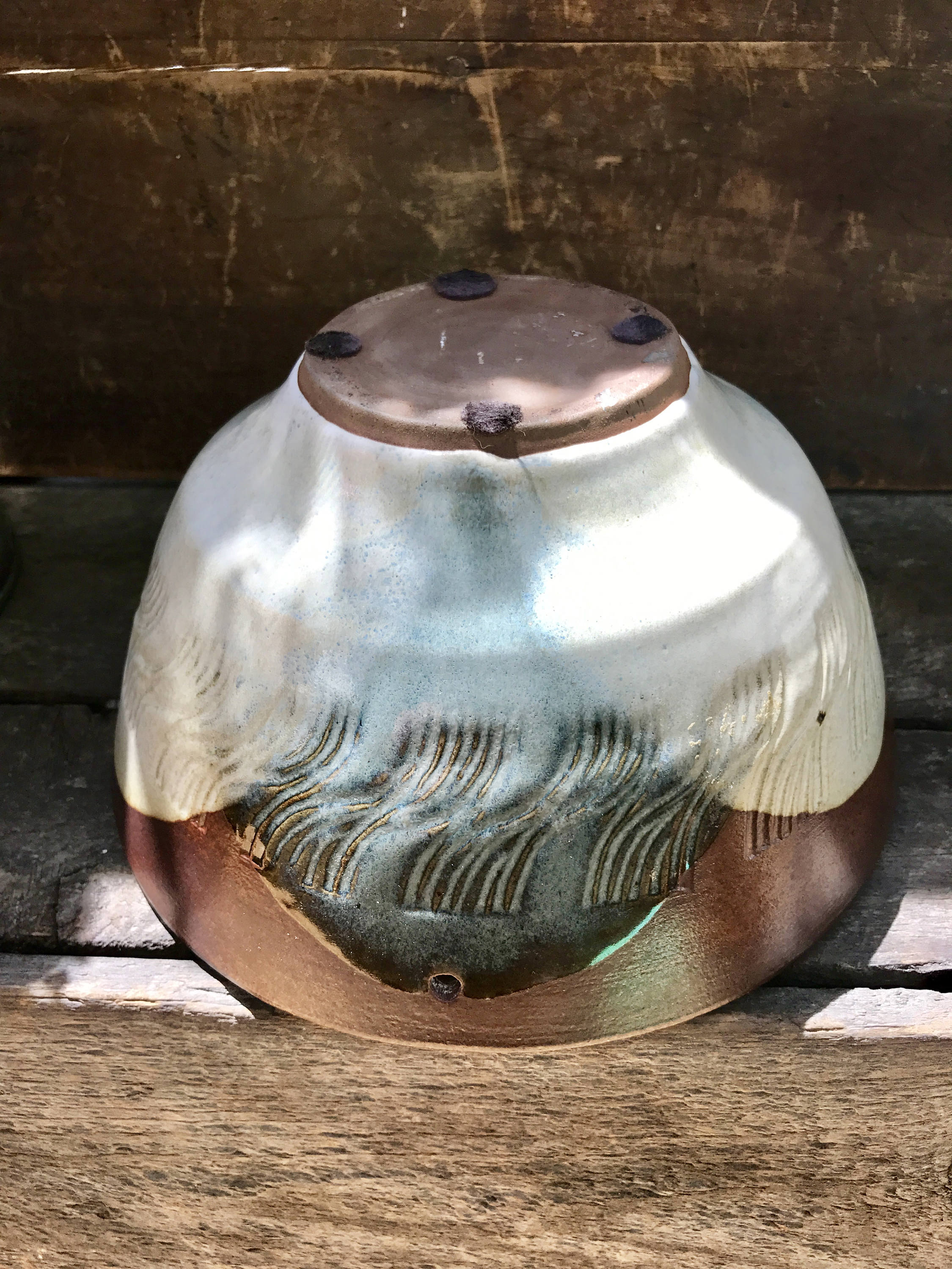 Mid Century Pottery Craft Abstract Bowl | Hanging Pottery Craft Planter | Pottery Craft #103 Abstract Bowl