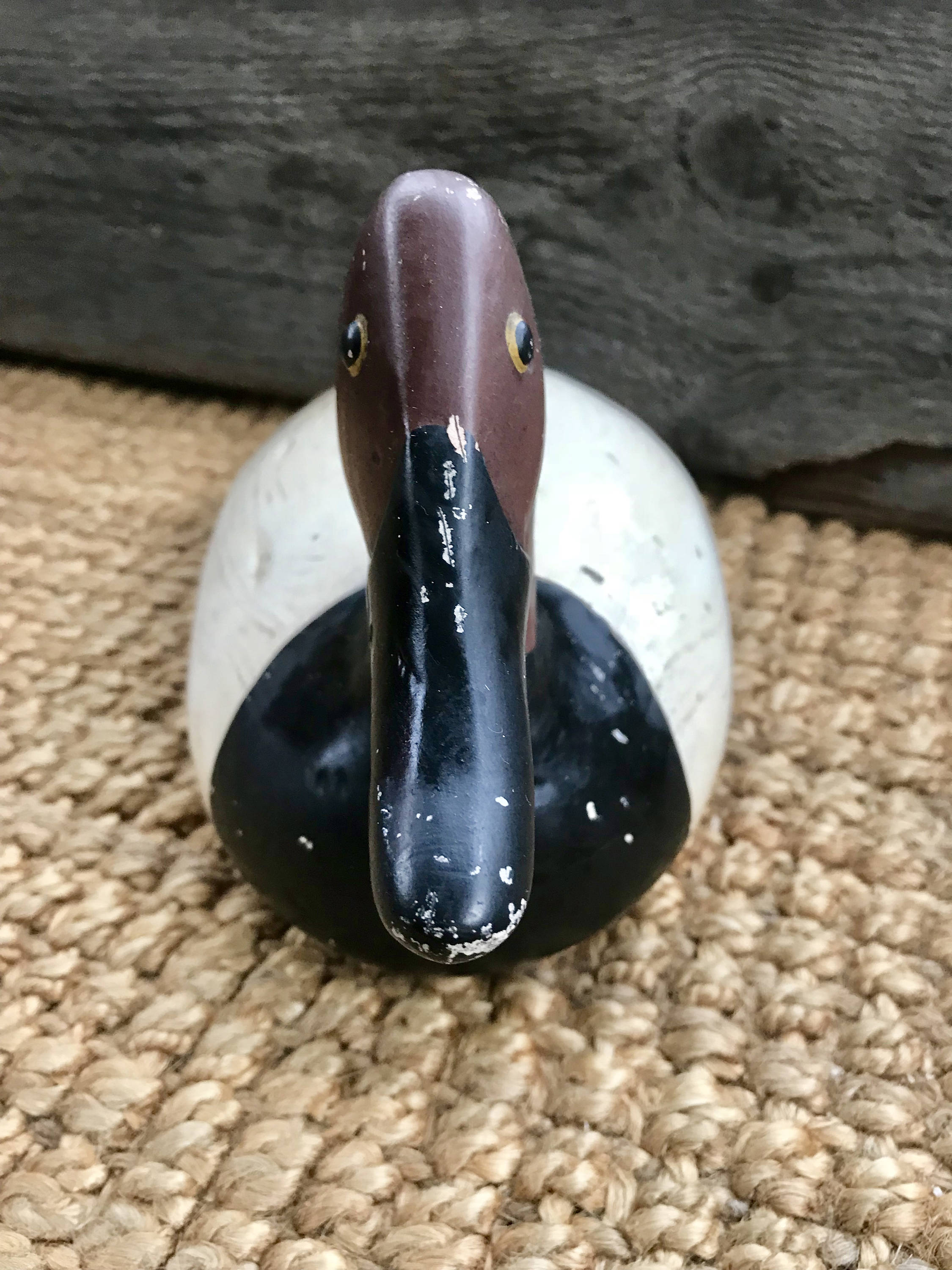 Rustic Ceramic Duck Decoy | Primitive Ceramic Duck Decor | Handpainted Ceramic Duck | Hand Painted Hunting Decoy