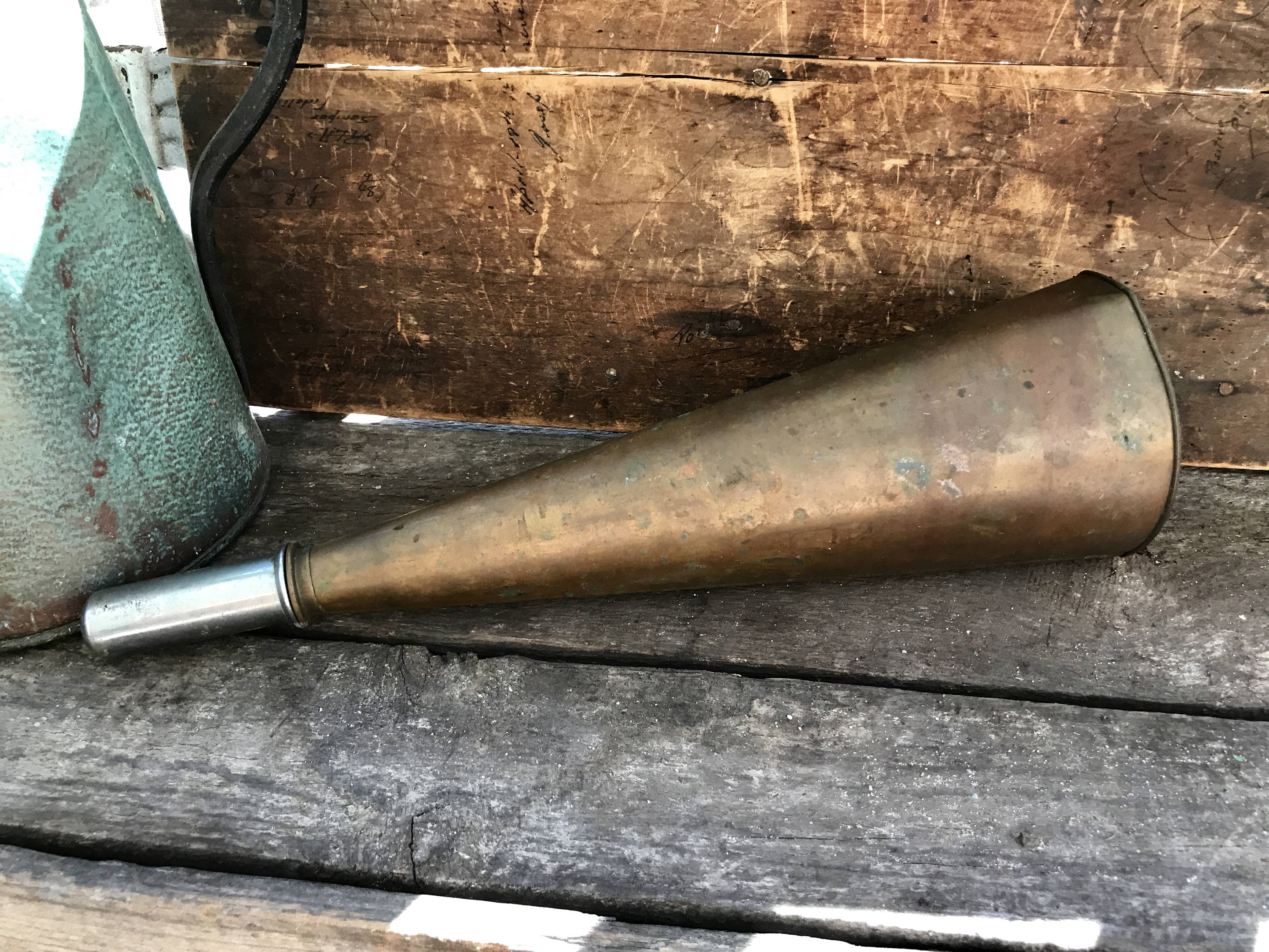 Copper Hunting Horn | Antique Copper Fox Hunt Horn  | Rustic Decor | Antique Hunting Decor | Copper Display Piece | Working Horn