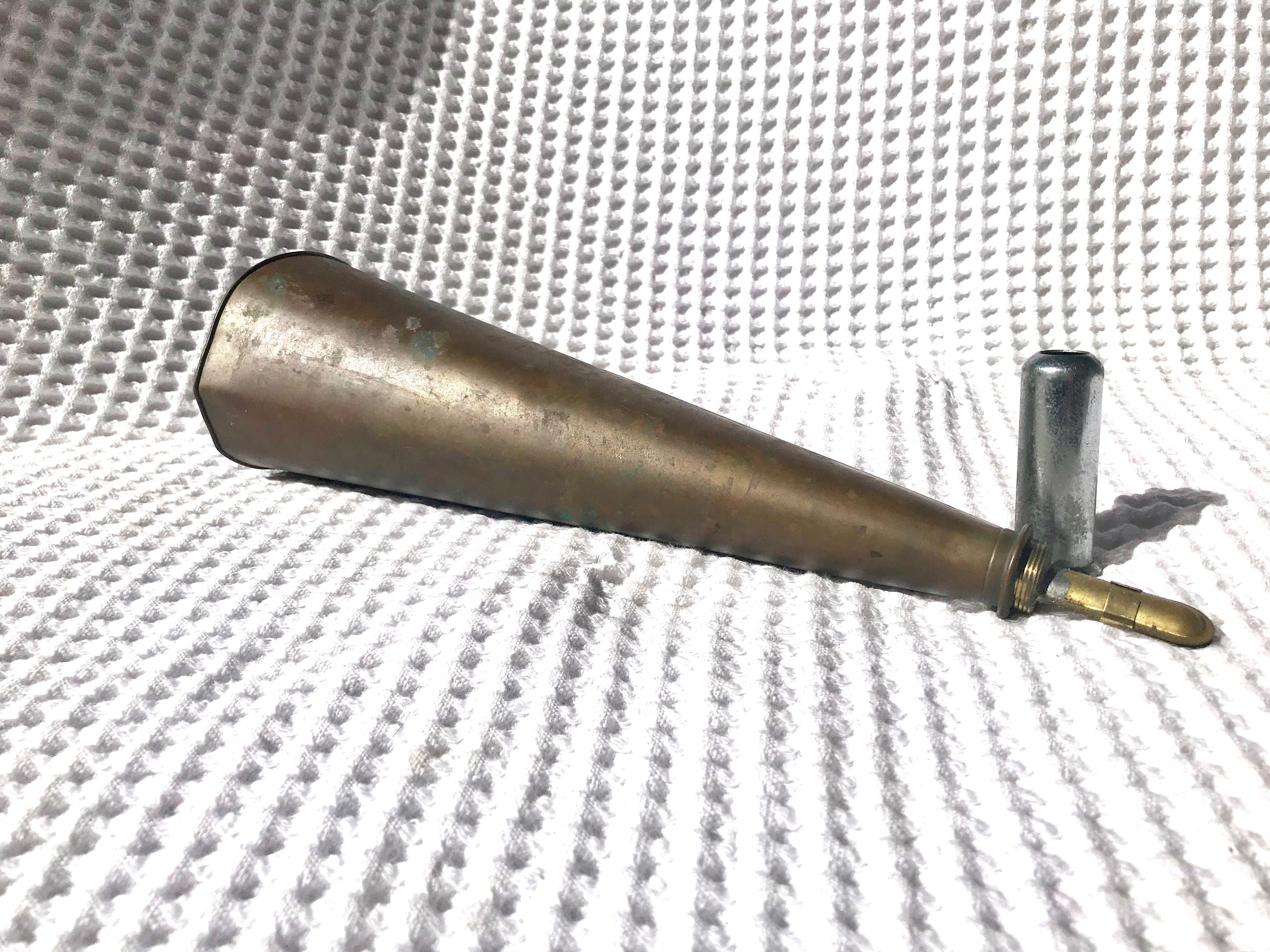 Copper Hunting Horn | Antique Copper Fox Hunt Horn  | Rustic Decor | Antique Hunting Decor | Copper Display Piece | Working Horn