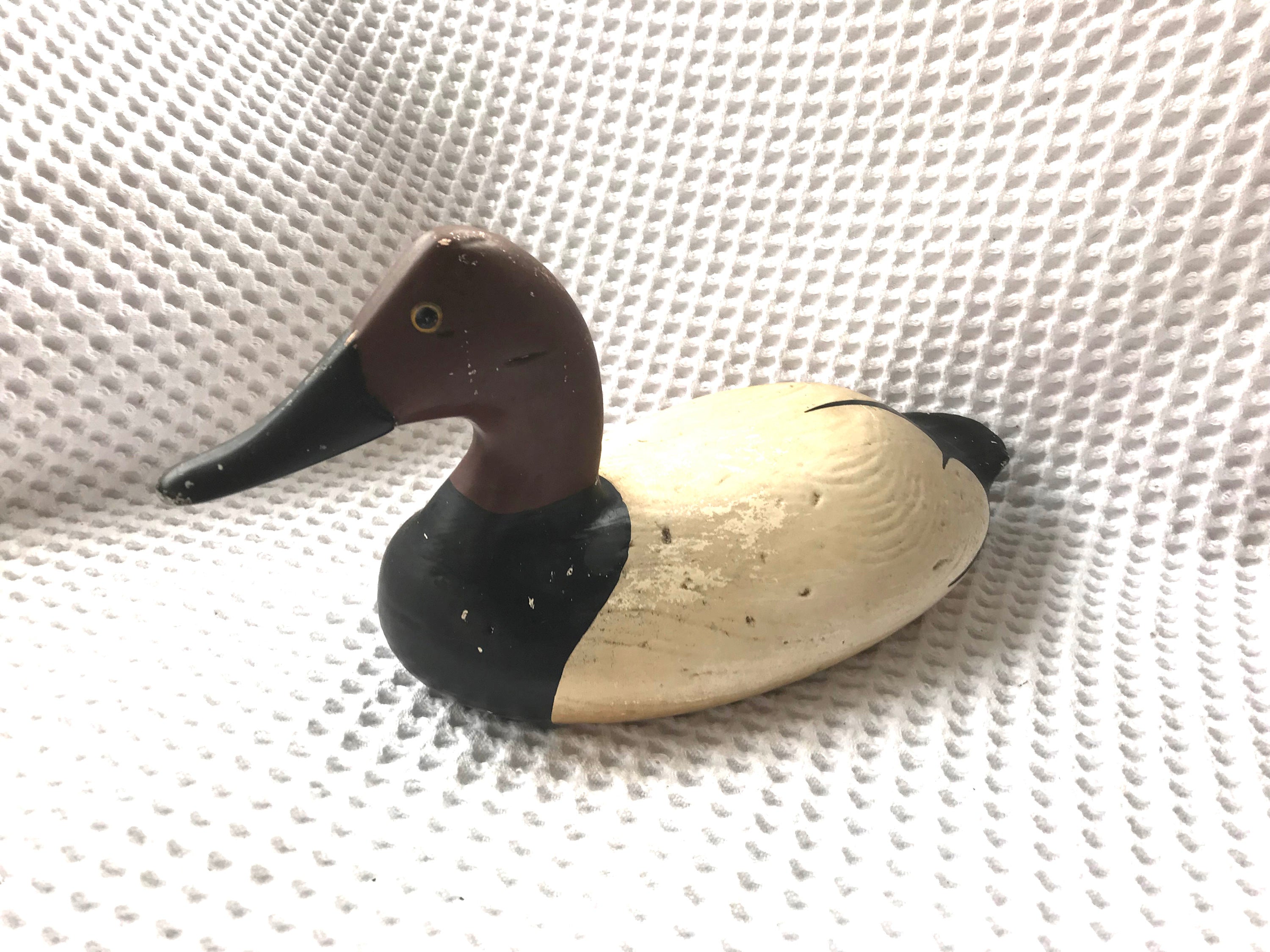 Rustic Ceramic Duck Decoy | Primitive Ceramic Duck Decor | Handpainted Ceramic Duck | Hand Painted Hunting Decoy