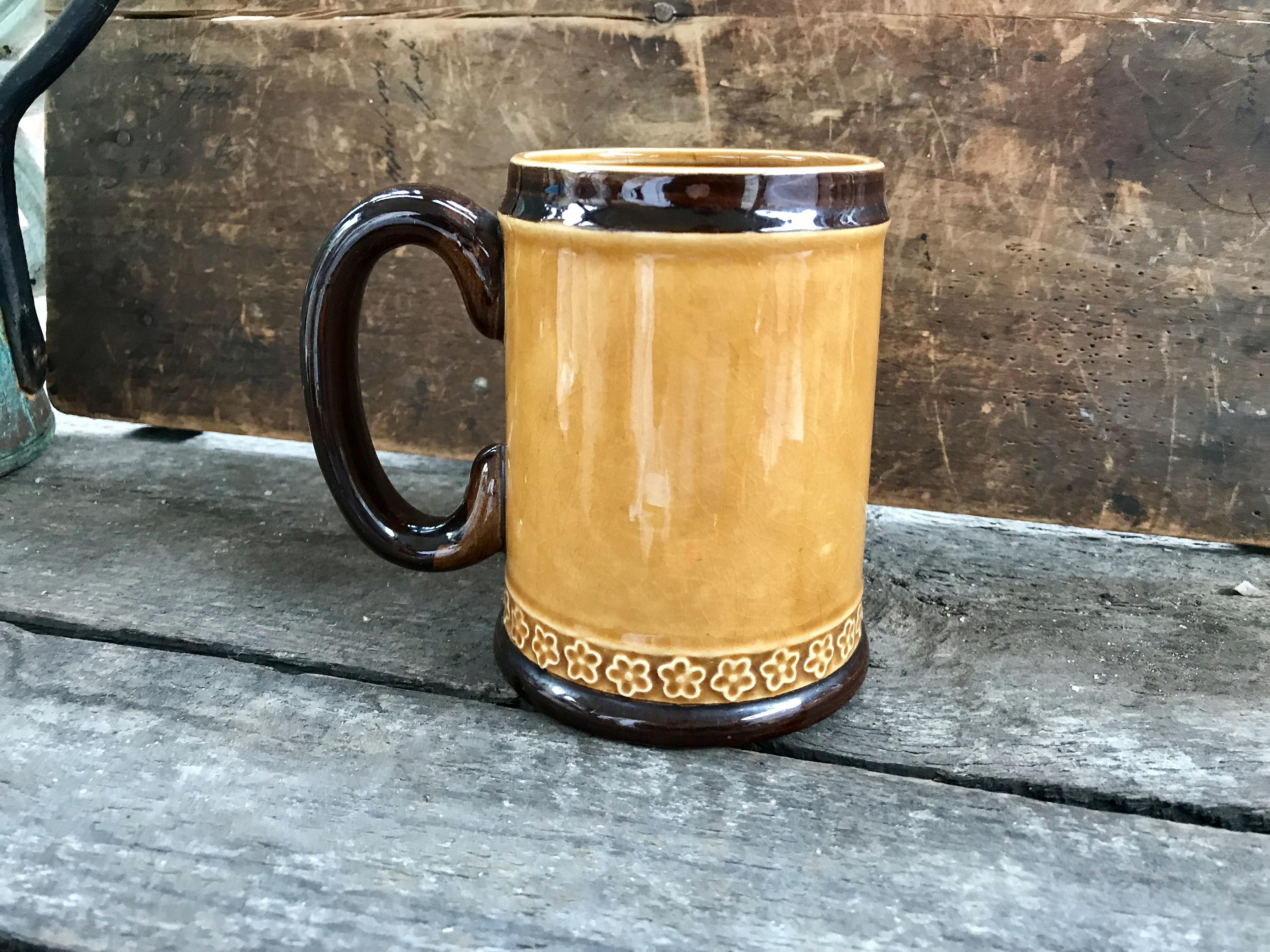 Vintage Novelty Oversized Coffee Mug | The Day After Stein | Pottery Mug | Large Stoneware Coffee Cup | Oversized Mug | Coffee Lover Gift