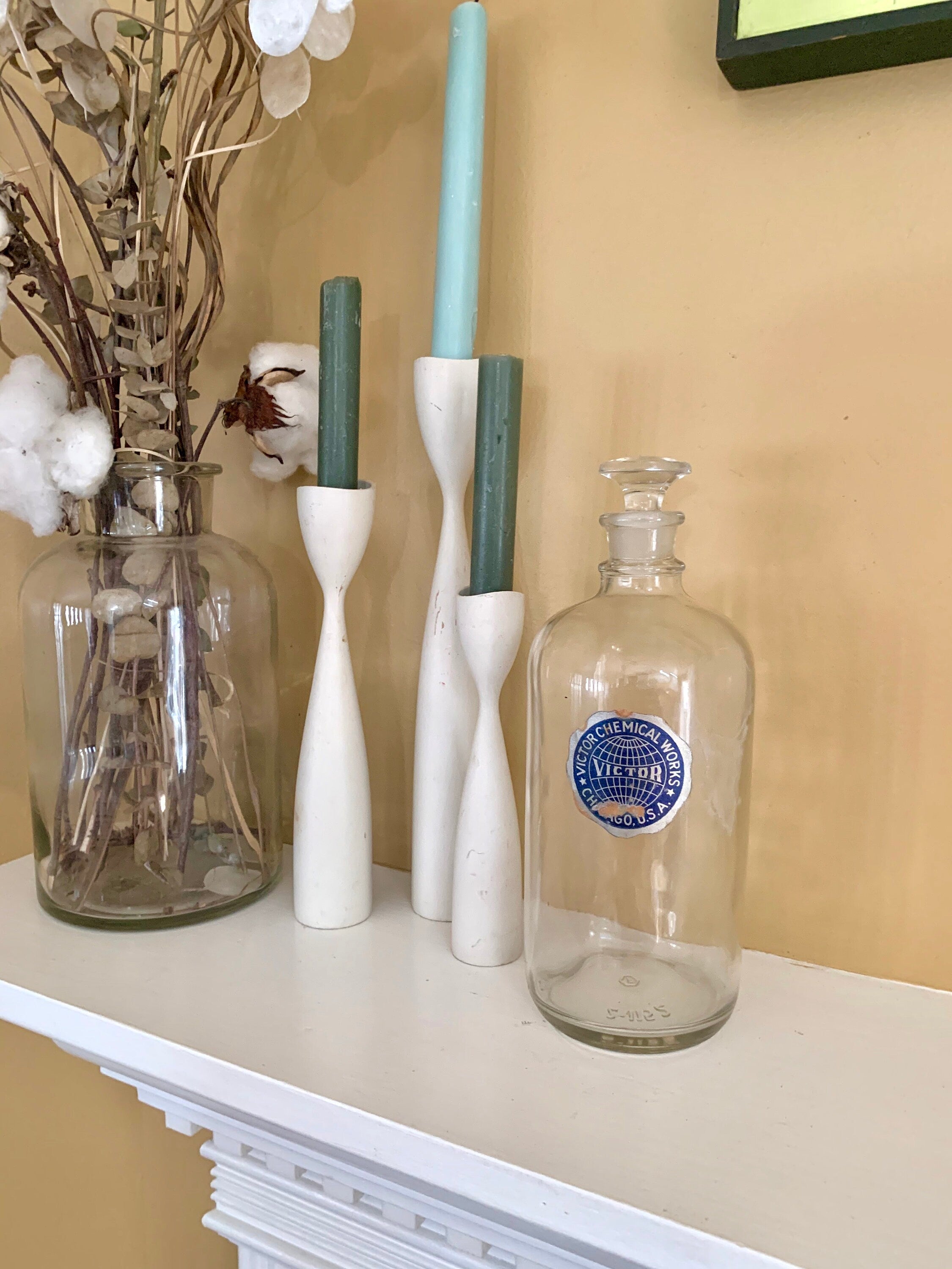 Vintage Victor Chemical Works Bottle | Apothecary Bottle | Pharmacy Bottle | Victor Chemical Works Advertisement | Fairmount Bottle | 1940s