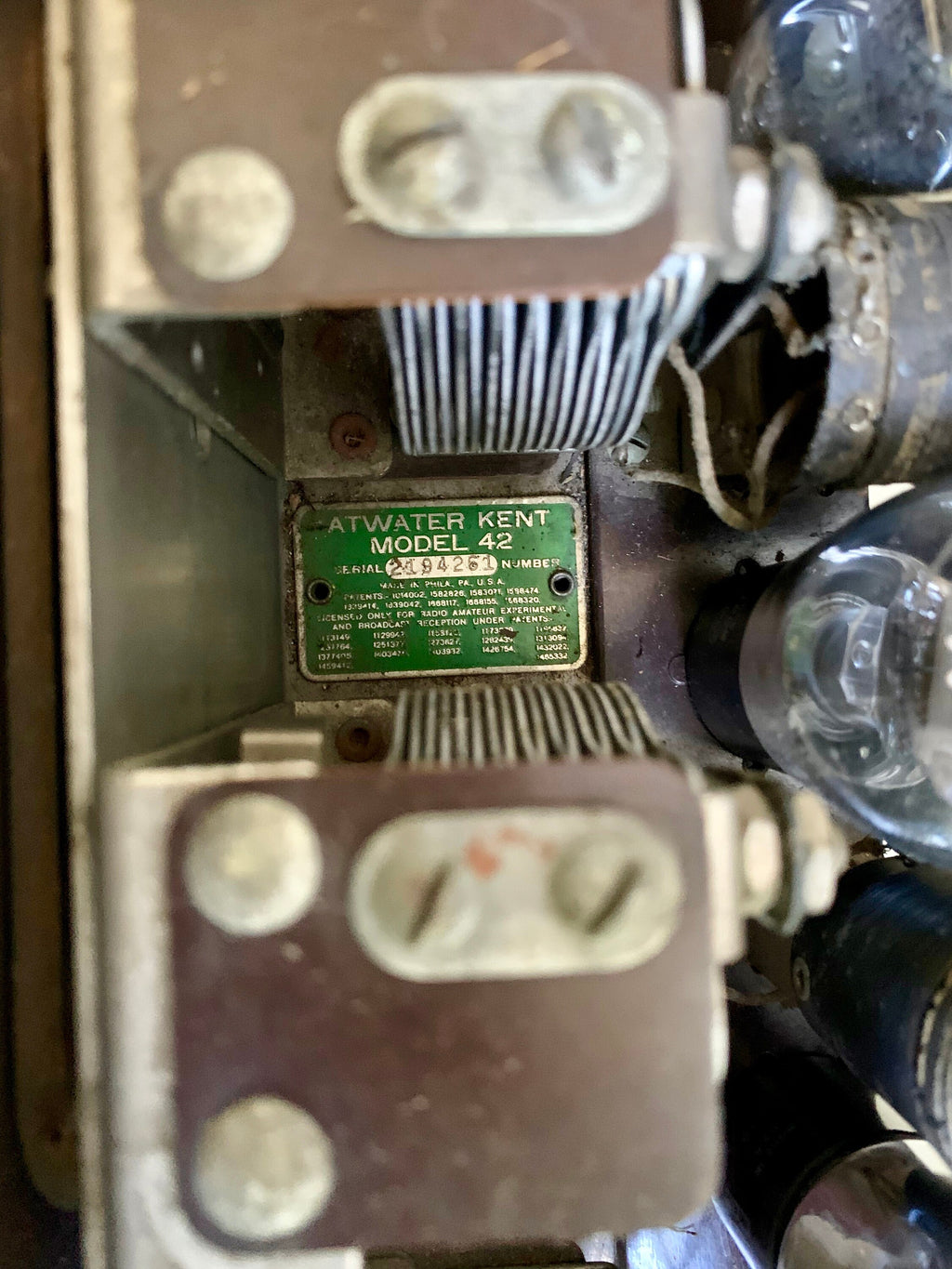 Vintage Atwater Kent Model 42 Radio Receiver | 1920's TRF Receiver Radio | Vintage Radio | Collectible Radio