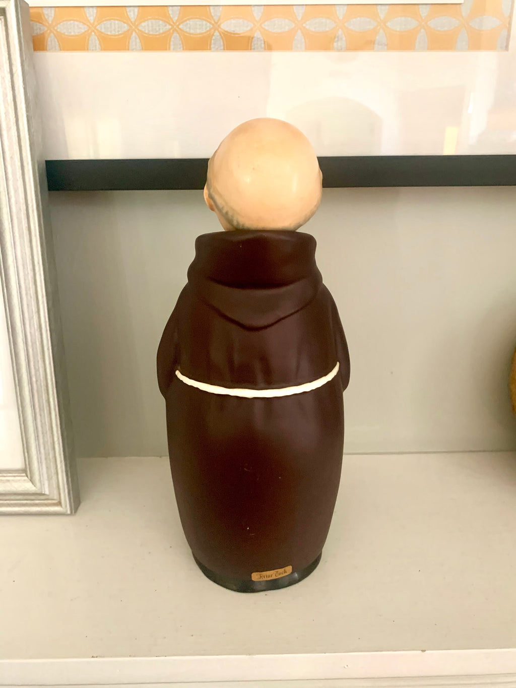Friar Tuck Decanter | Vintage Friar Tuck Monk Decanter | Monk Ceramic Bottle | Monk Figurine Decanter
