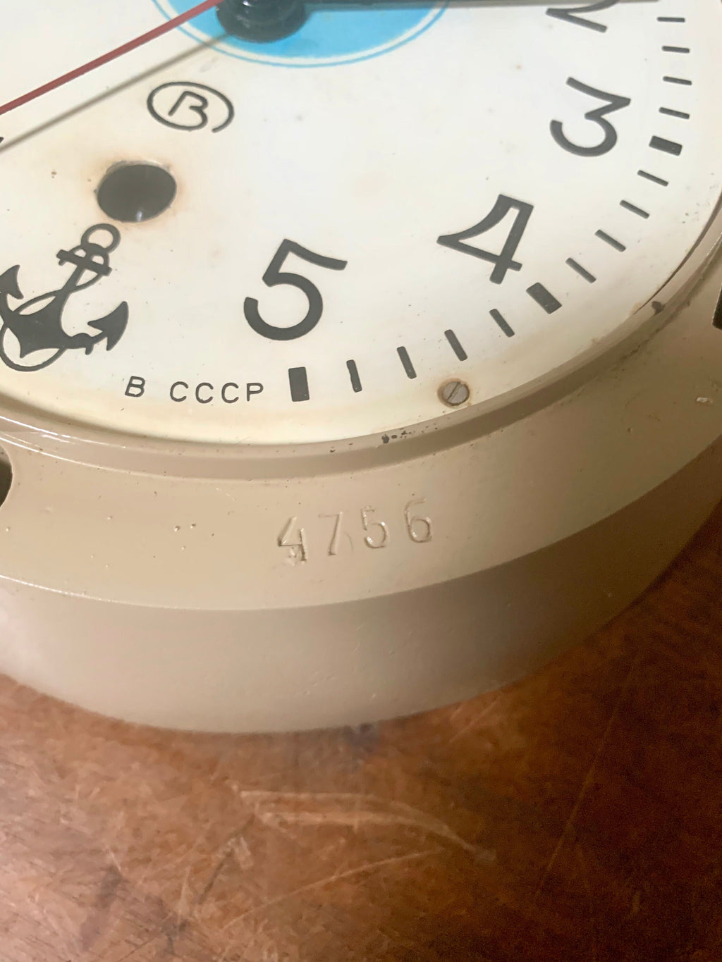 A Vintage Russian Submarine Clock | Soviet Military Ship Clock | Anti-Magnetic Mechanical Wall Clock | Vostok Marine Clock