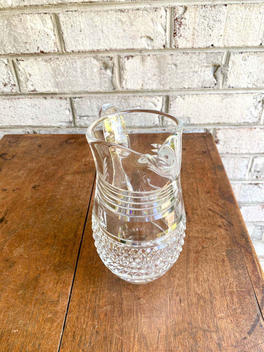 Vintage Waterford Crystal Martini Pitcher | Small Crystal Martini Pitcher | Waterford Barware