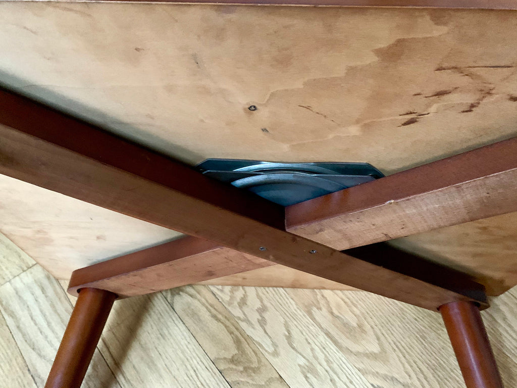 MCM Swivel Table | McM End Table | Vintage Small MCM Coffee Table | Lazy Susan MCM Table | Mid Century Modern Furniture