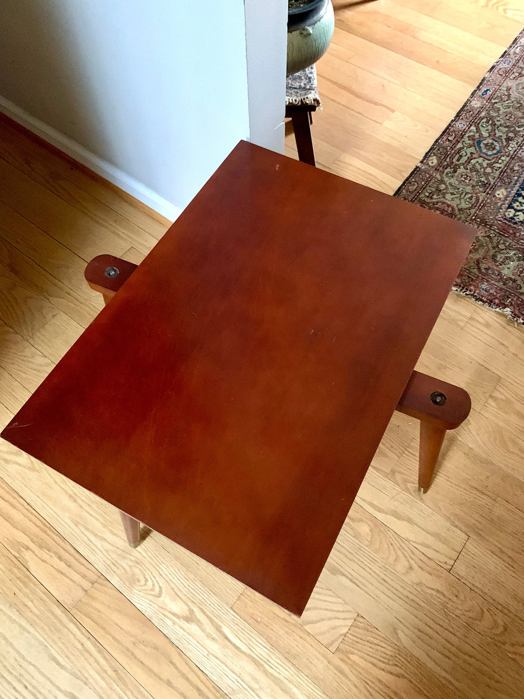 MCM Swivel Table | McM End Table | Vintage Small MCM Coffee Table | Lazy Susan MCM Table | Mid Century Modern Furniture