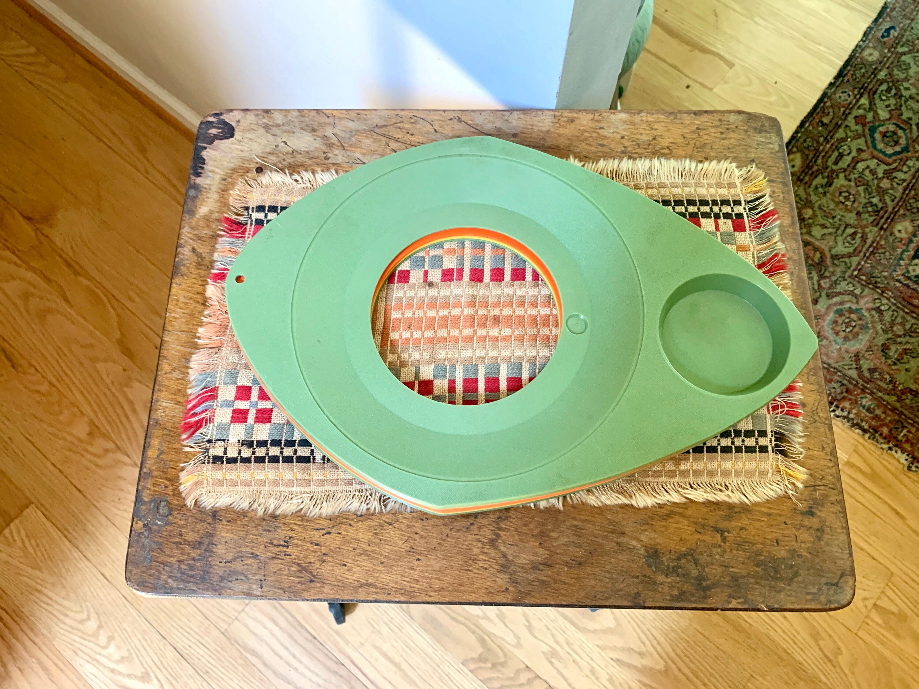 6 Vintage Wilpak Plastic Plate and Cup Holders | Plastic Plate and Drink Holders | Paper Plate Trays | Cookout Plate Trays