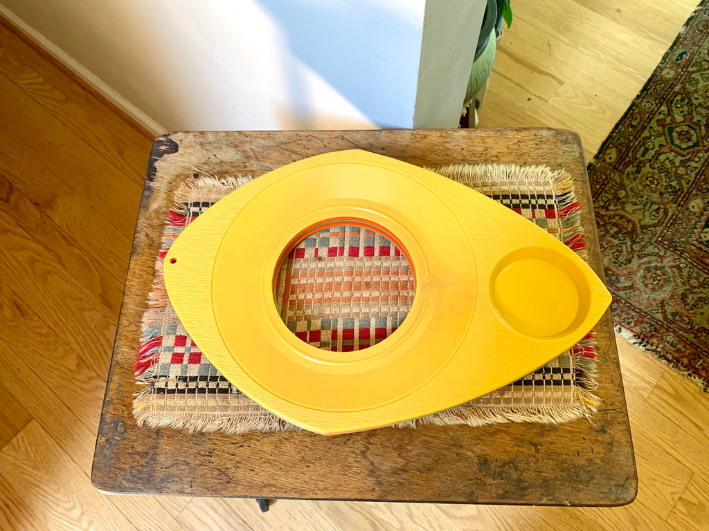 6 Vintage Wilpak Plastic Plate and Cup Holders | Plastic Plate and Drink Holders | Paper Plate Trays | Cookout Plate Trays