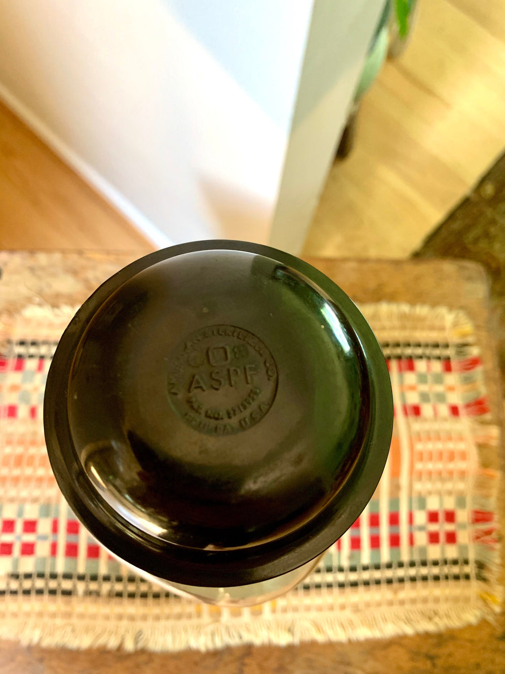 Vtg ASPF American Square-Pak Flask | Large American Sterilizer Beaker | Pyrex 2000ml Borosilicate Lab Flask | Apothecary Graduated Bottle