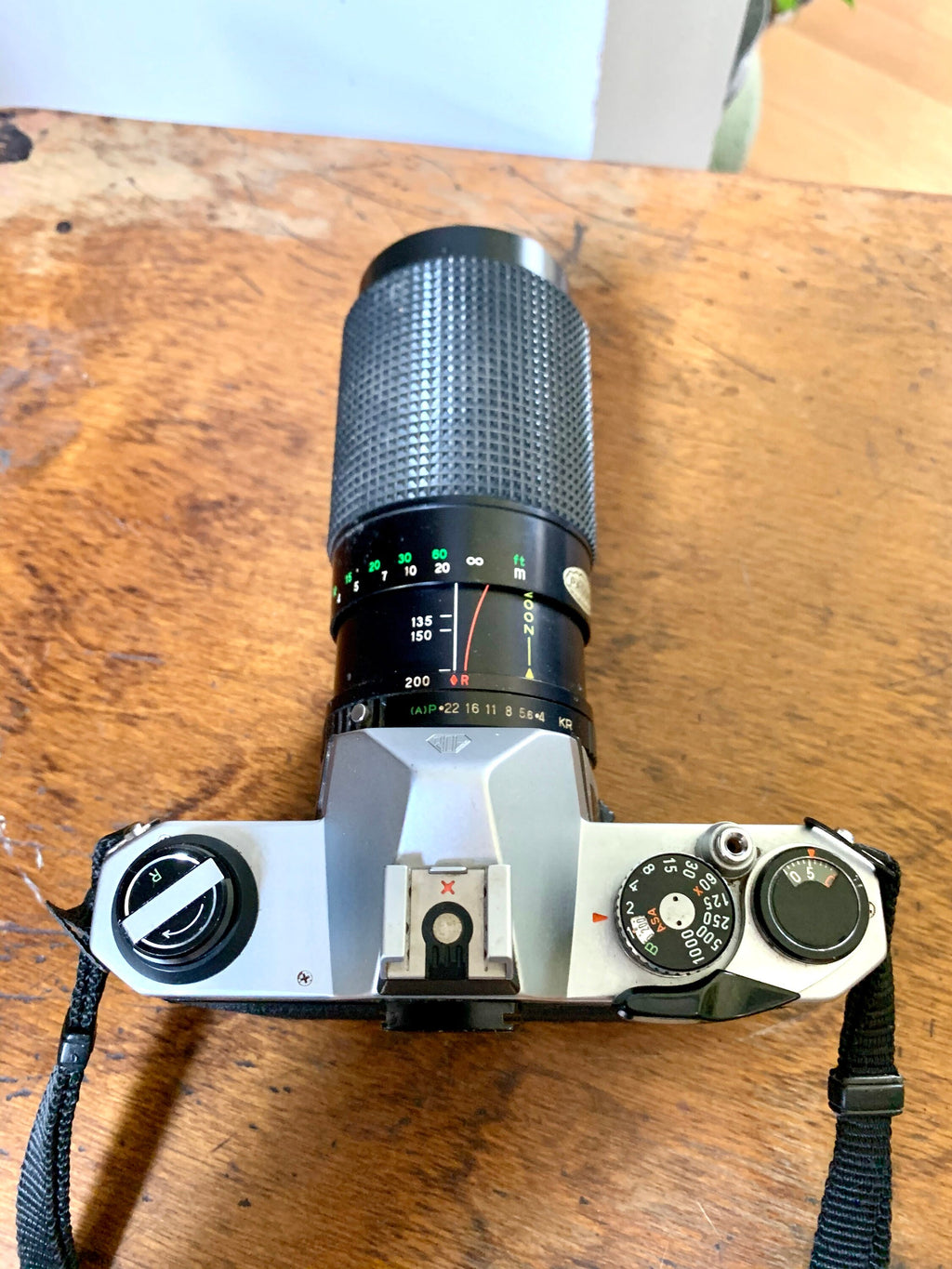 Vtg Pentax K1000 35MM Camera | Asahi Pentax K1000 Camera | Used K1000 35MM Camera 80-200mm Macro Lens