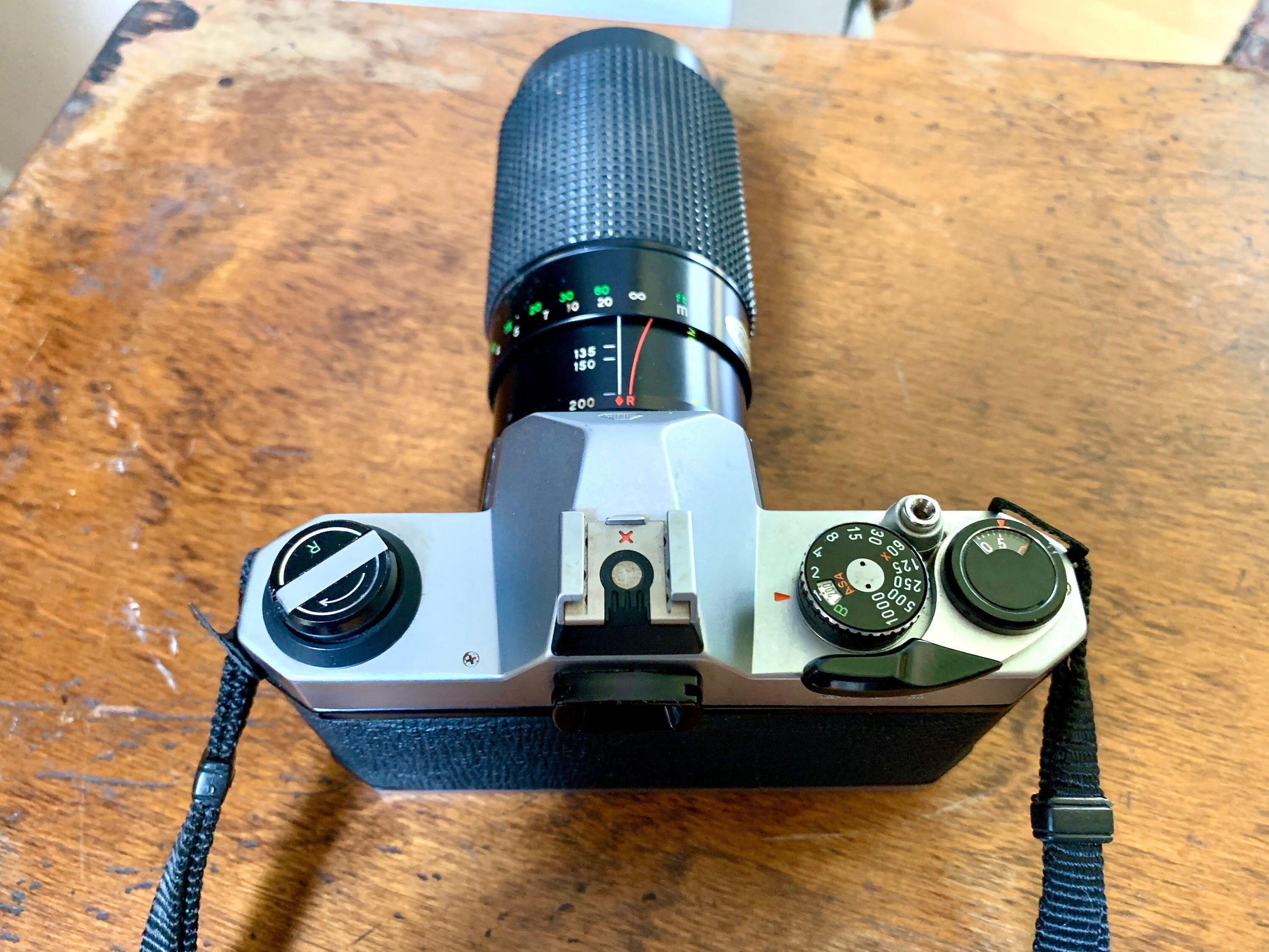 Vtg Pentax K1000 35MM Camera | Asahi Pentax K1000 Camera | Used K1000 35MM Camera 80-200mm Macro Lens