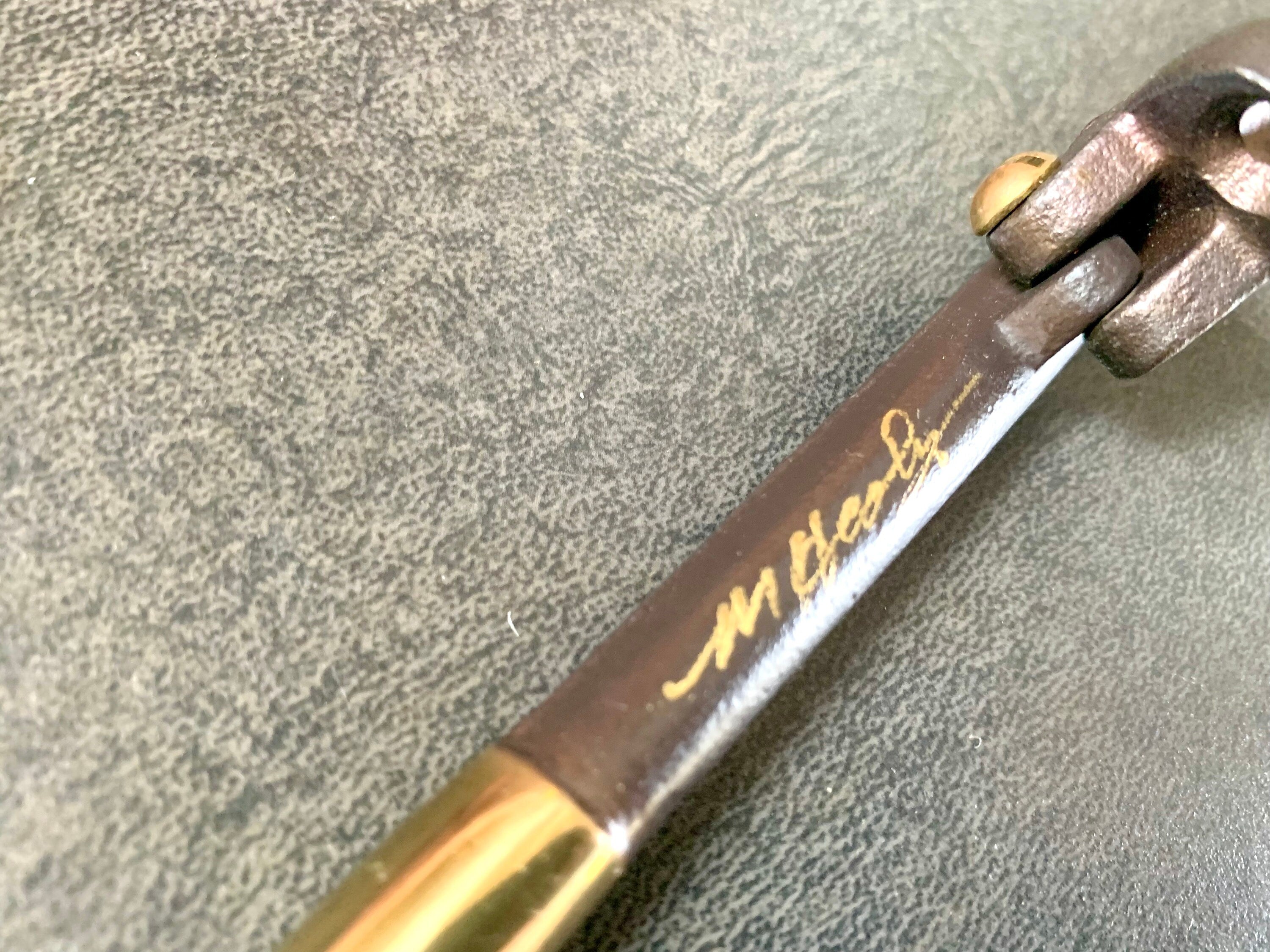 Vtg Michael Healy Golf Door Knocker | Golf Putter Door Knocker | Michael Healy Brass Door Knocker | Golf Club Door Knocker