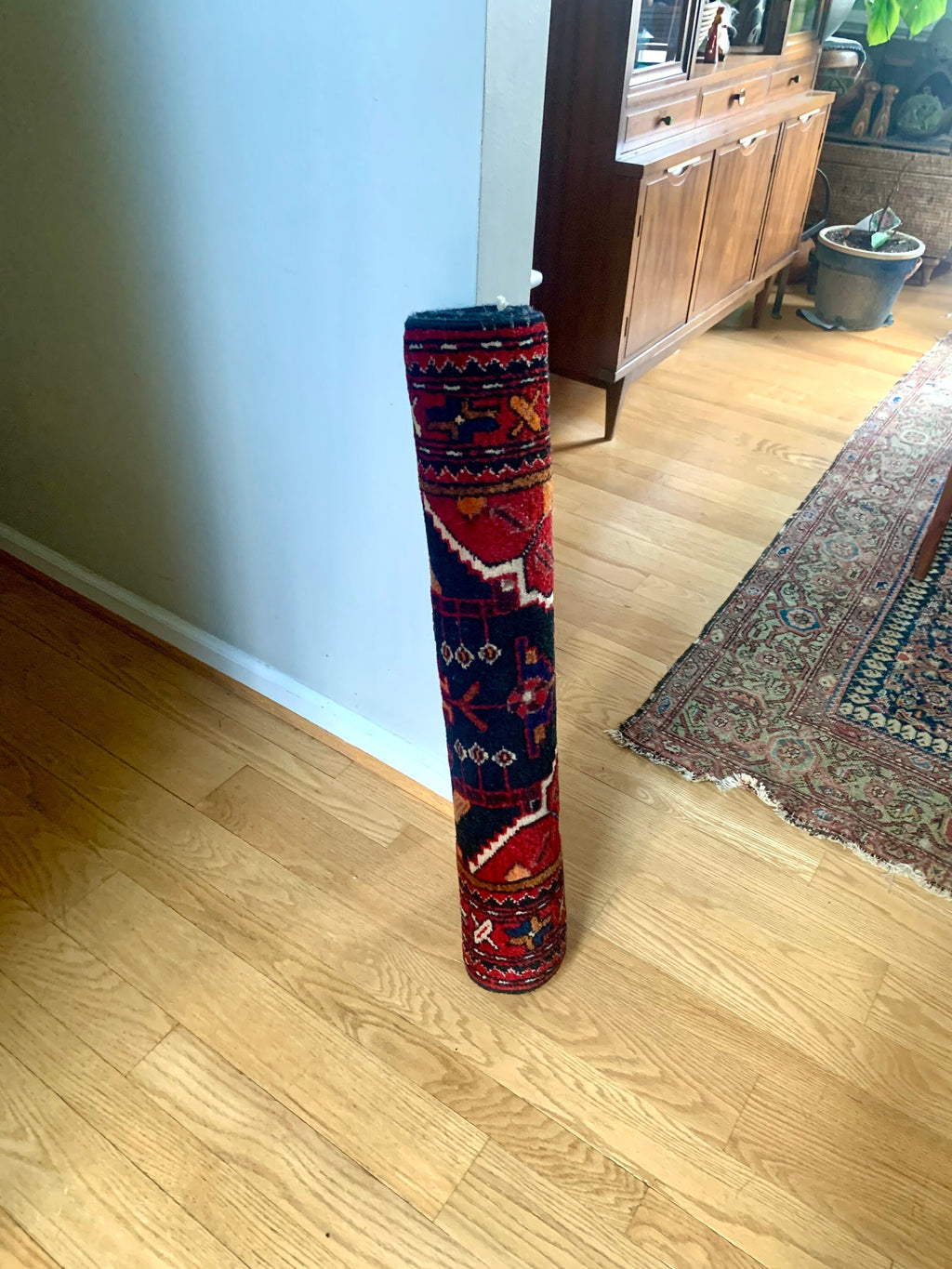 Vintage Oriental Area Rug | Small Oriental Rug | Handwoven Wool Rug | 51" x 32" Area Rug