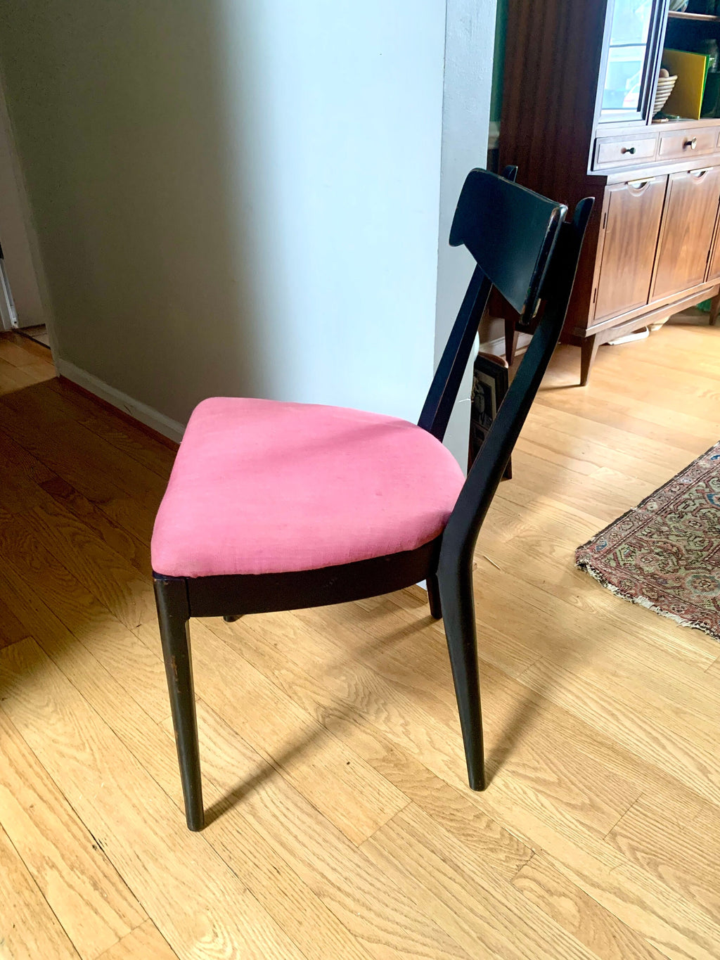 Black Drexel Declaration Chair | Mid Century Modern Chair| Kip Stewart Dining Chair| MCM Accent Chair| Modern Desk Chair| MCM Extra Seating