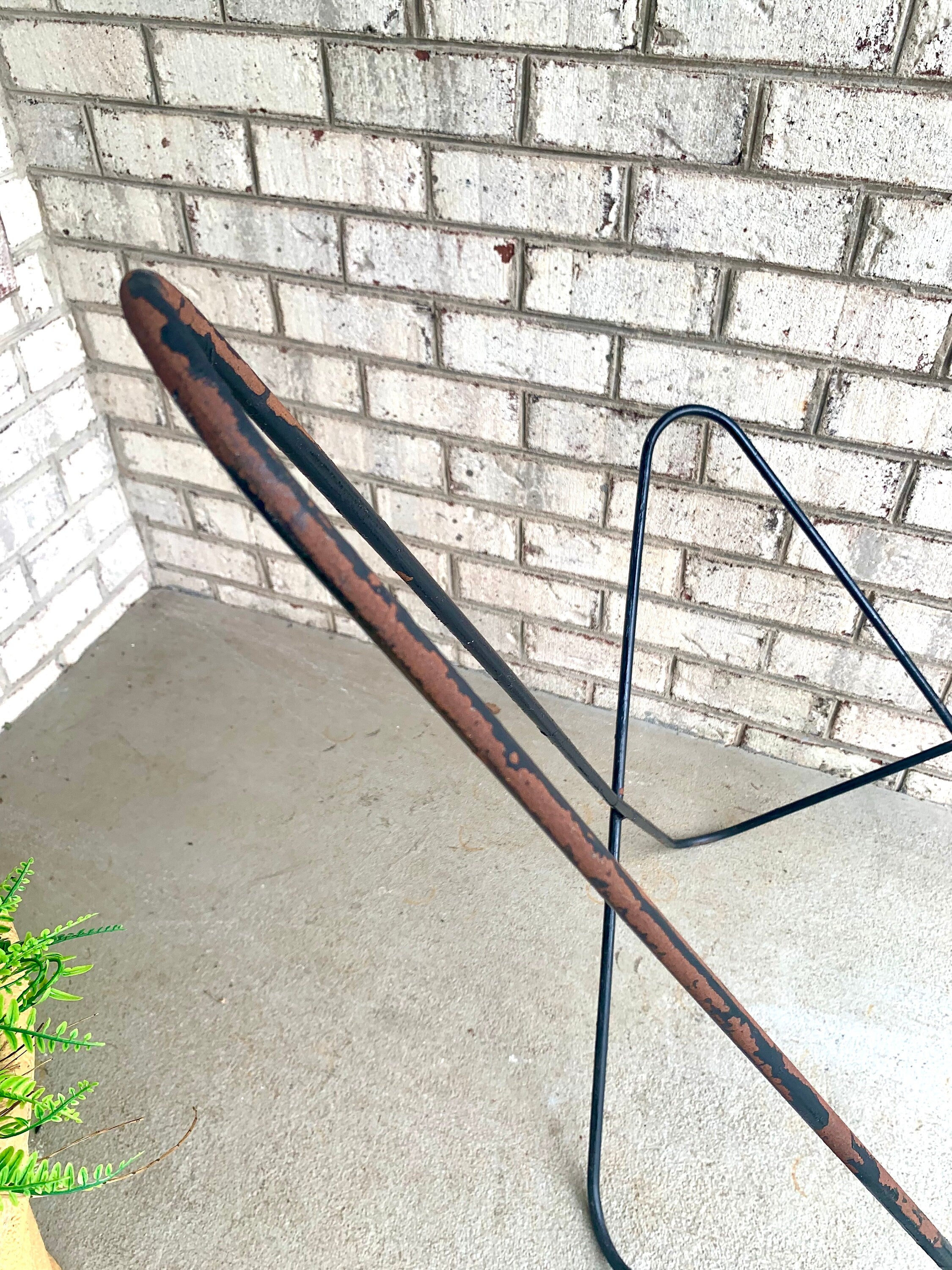 Vtg XL Knoll Butterfly Chair Frame | Steel Butterfly Lounge Chair Frame | Classic XL Jorge Ferrari-Hardoy Chair Frame | MCM Lounge Chair