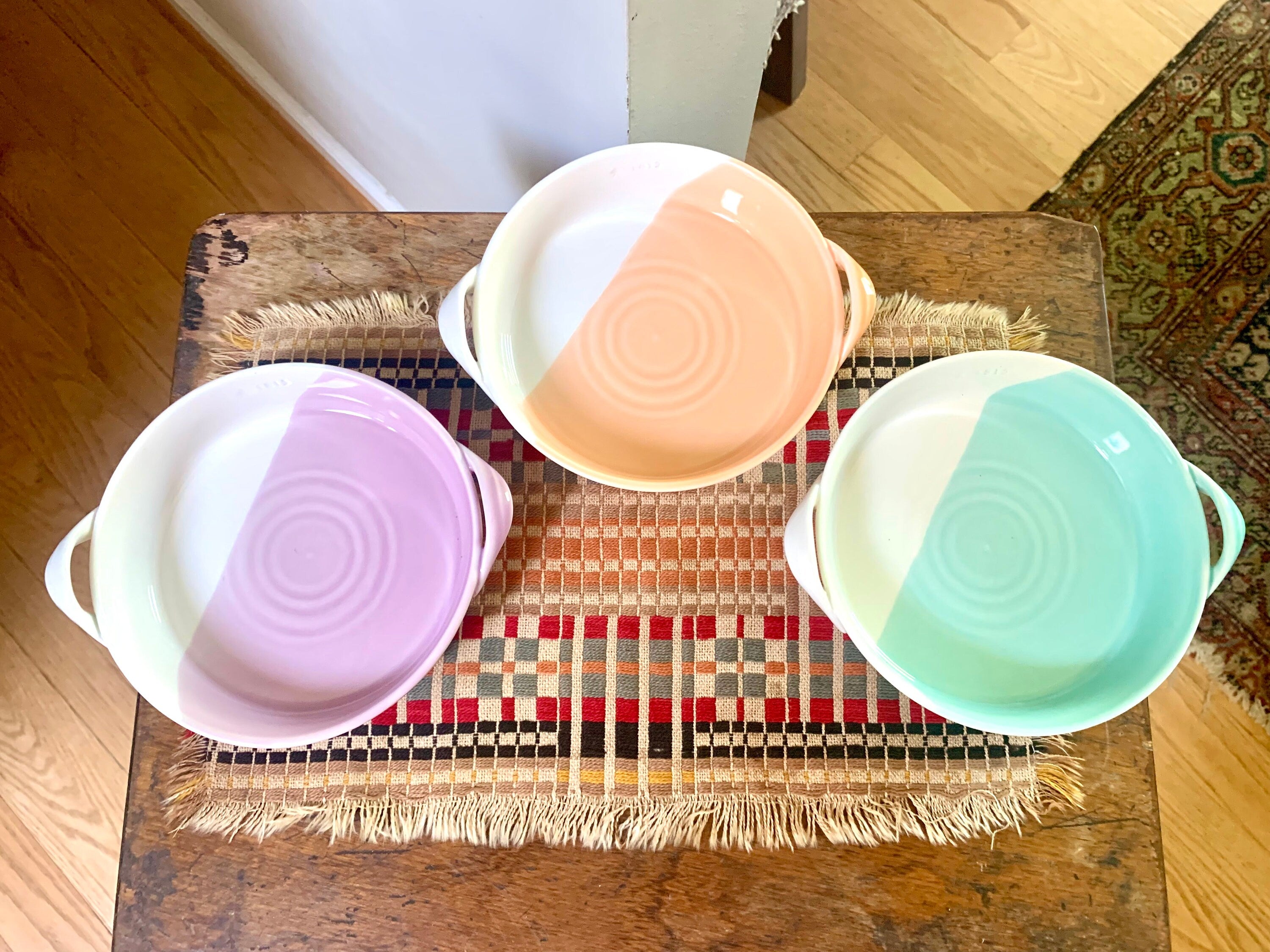 Vtg Royal Doulton 1815 Bowls | Pastel Porcelain Pasta Bowls | Stacking Porcelain Bowls | MCM Bowls | 1815 English Bowls