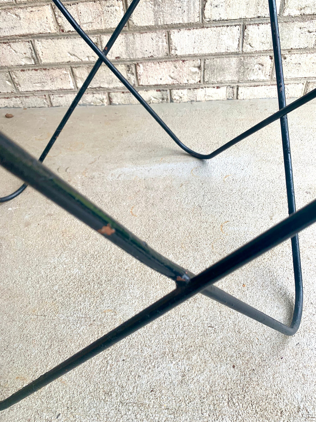 Vtg XL Knoll Butterfly Chair Frame | Steel Butterfly Lounge Chair Frame | Classic XL Jorge Ferrari-Hardoy Chair Frame | MCM Lounge Chair