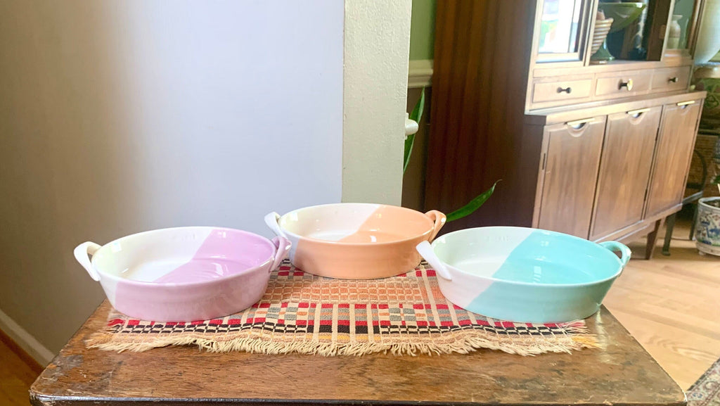 Vtg Royal Doulton 1815 Bowls | Pastel Porcelain Pasta Bowls | Stacking Porcelain Bowls | MCM Bowls | 1815 English Bowls