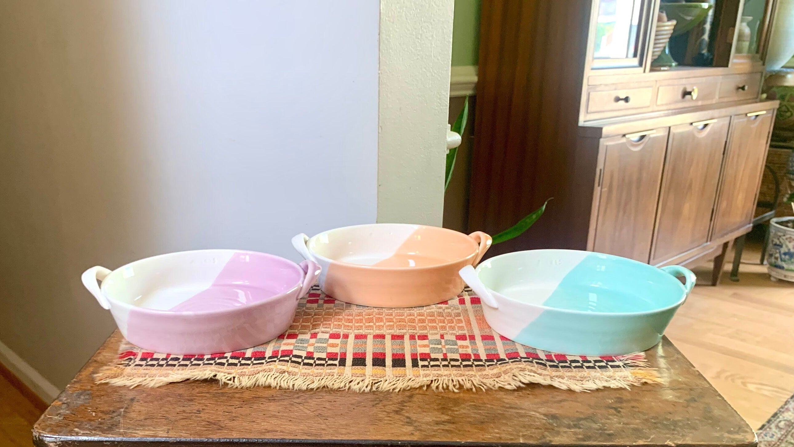 Vtg Royal Doulton 1815 Bowls | Pastel Porcelain Pasta Bowls | Stacking Porcelain Bowls | MCM Bowls | 1815 English Bowls