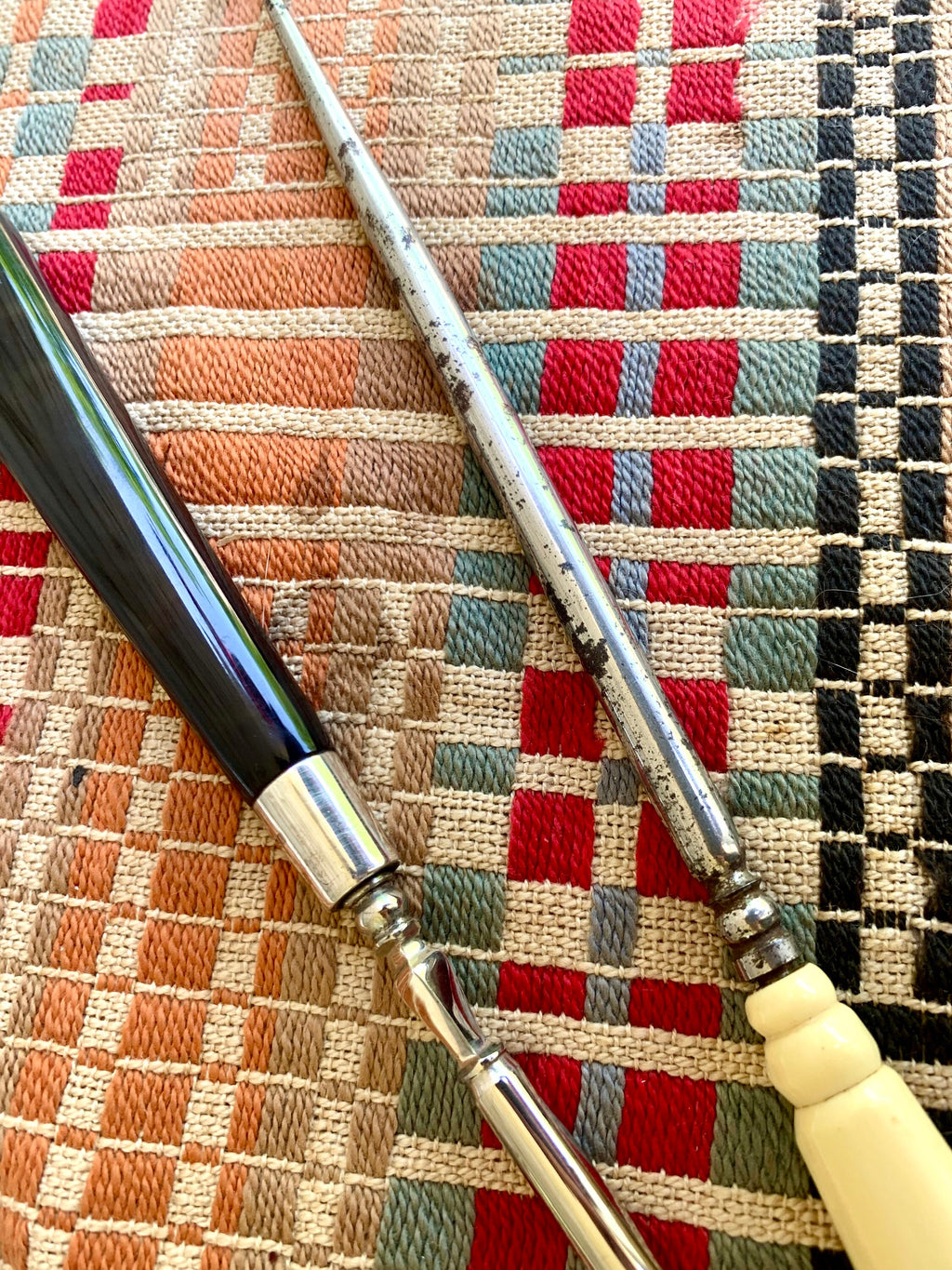 Vintage Lot of 4 Art Deco Button Hooks | Shoe Horn and Button Hooks | Monogrammed Button Hooks | Boot Button Hooks | Shoe Button Hooks