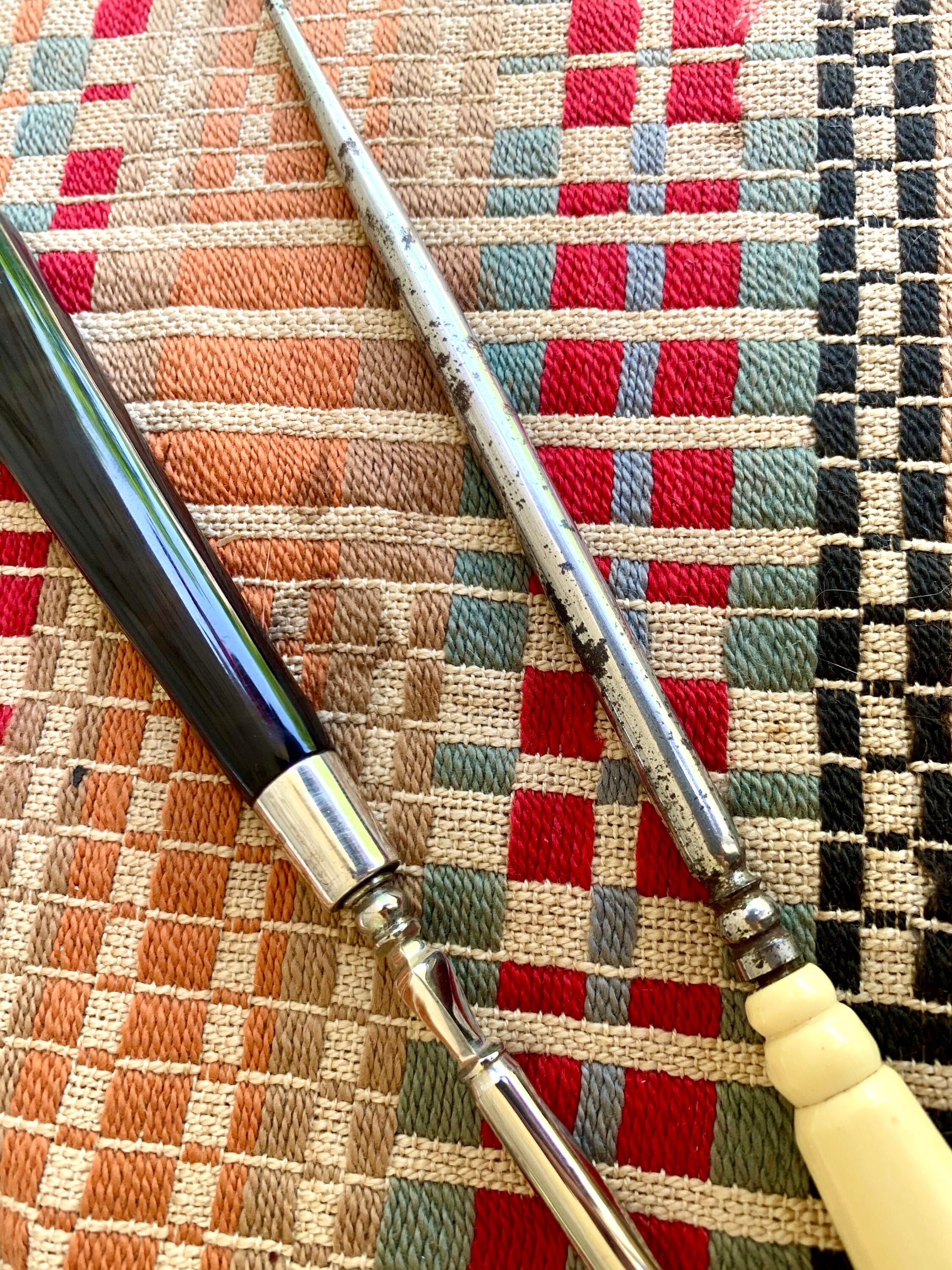 Vintage Lot of 4 Art Deco Button Hooks | Shoe Horn and Button Hooks | Monogrammed Button Hooks | Boot Button Hooks | Shoe Button Hooks