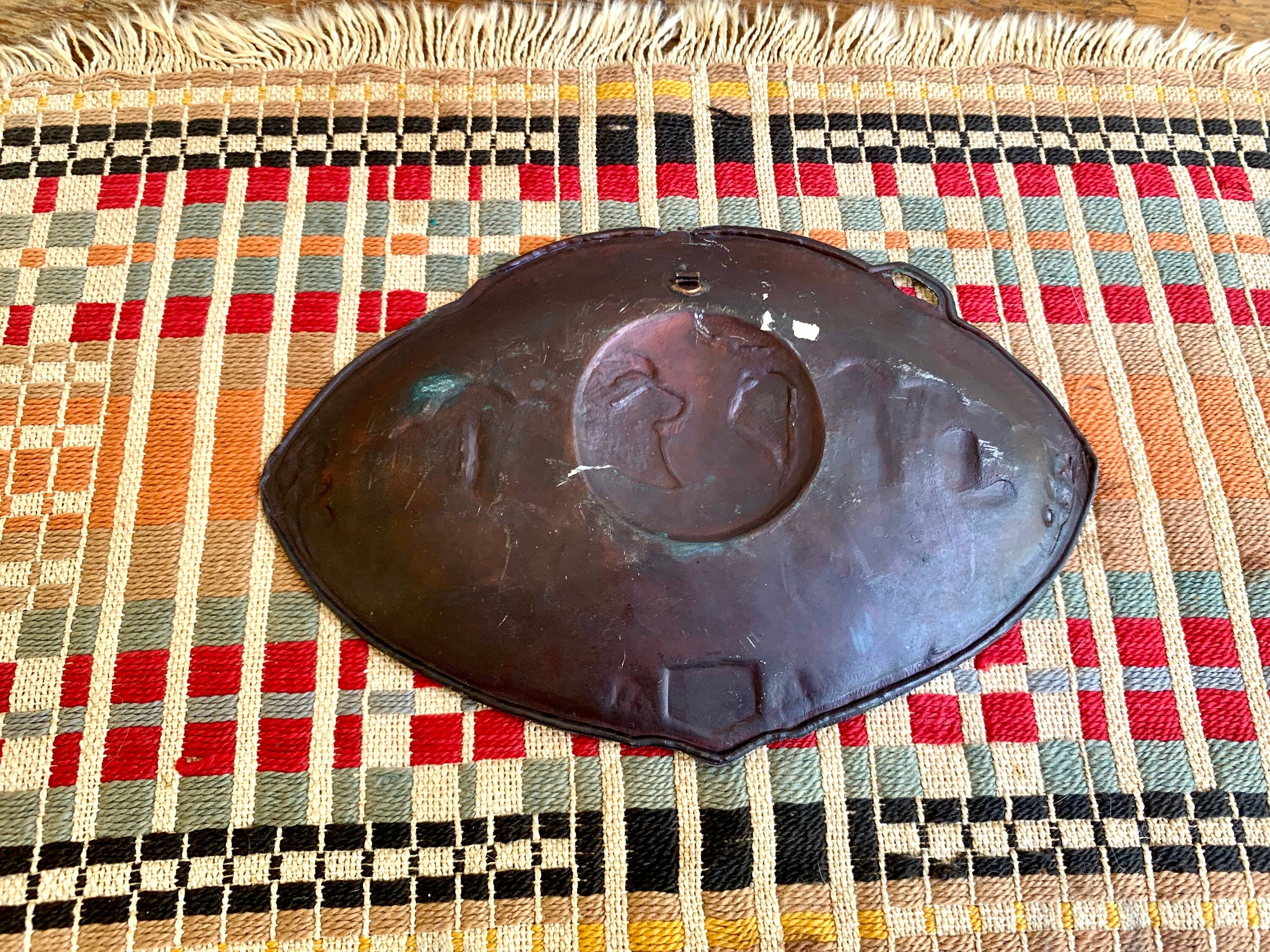 60's New York World's Fair Unisphere Plaque | 1964-65 World's Fair Metal and Enamel Plate | New York World's Fair Souvenir