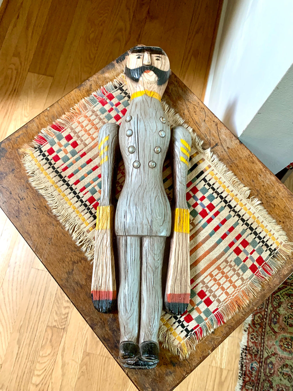 Richter Chalkware Wall Plaque | Vintage Windmill Arm Soldier Chalkware Wall Hanging | Richter Chalkware Art | 1960's Chalkware