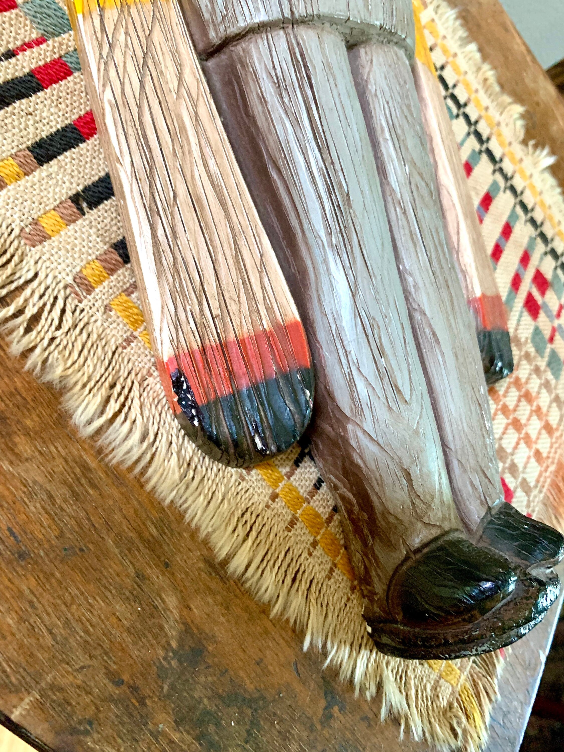 Richter Chalkware Wall Plaque | Vintage Windmill Arm Soldier Chalkware Wall Hanging | Richter Chalkware Art | 1960's Chalkware