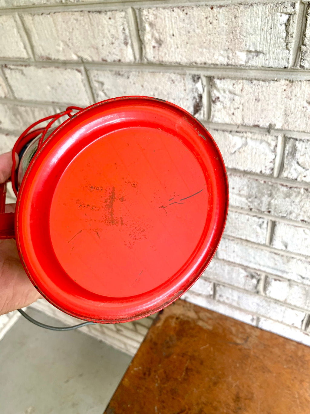 Vtg Red Dietz Junior Lantern | Vtg Dietz Junior Railroad Lantern | Rustic Kerosine Lantern | New York Red No. 20 Lantern