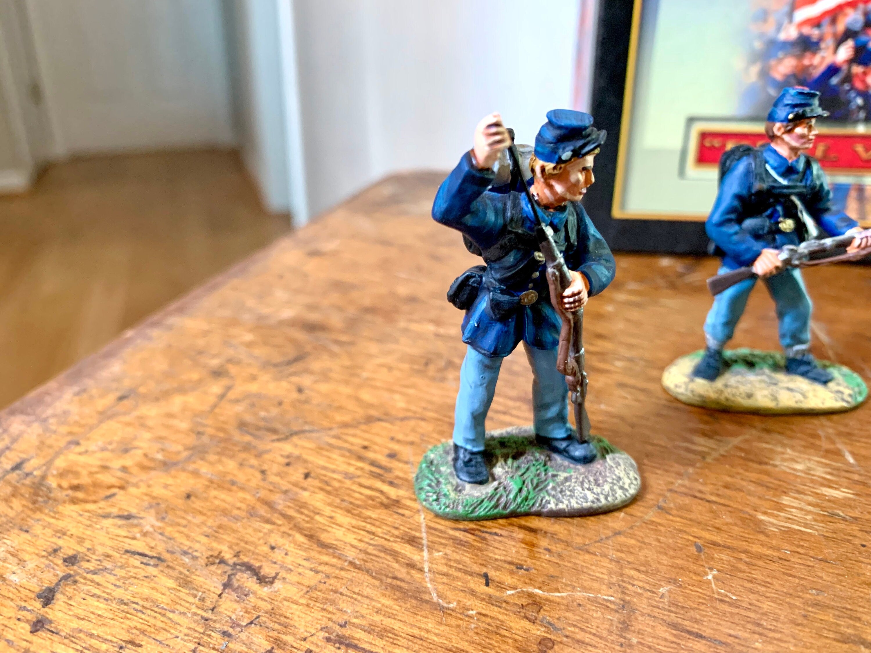 Conte Collectibles ACW 57107 Union Firing Set Civil War Figurines | Conte Collectibles Civil War Set | Civil War Metal Figurine Set