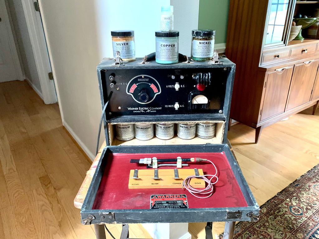 Vintage Warner Brush Electroplater | 1940's Warner Electric Brush Electroplater | Warner Electric Model B-M Electroplater