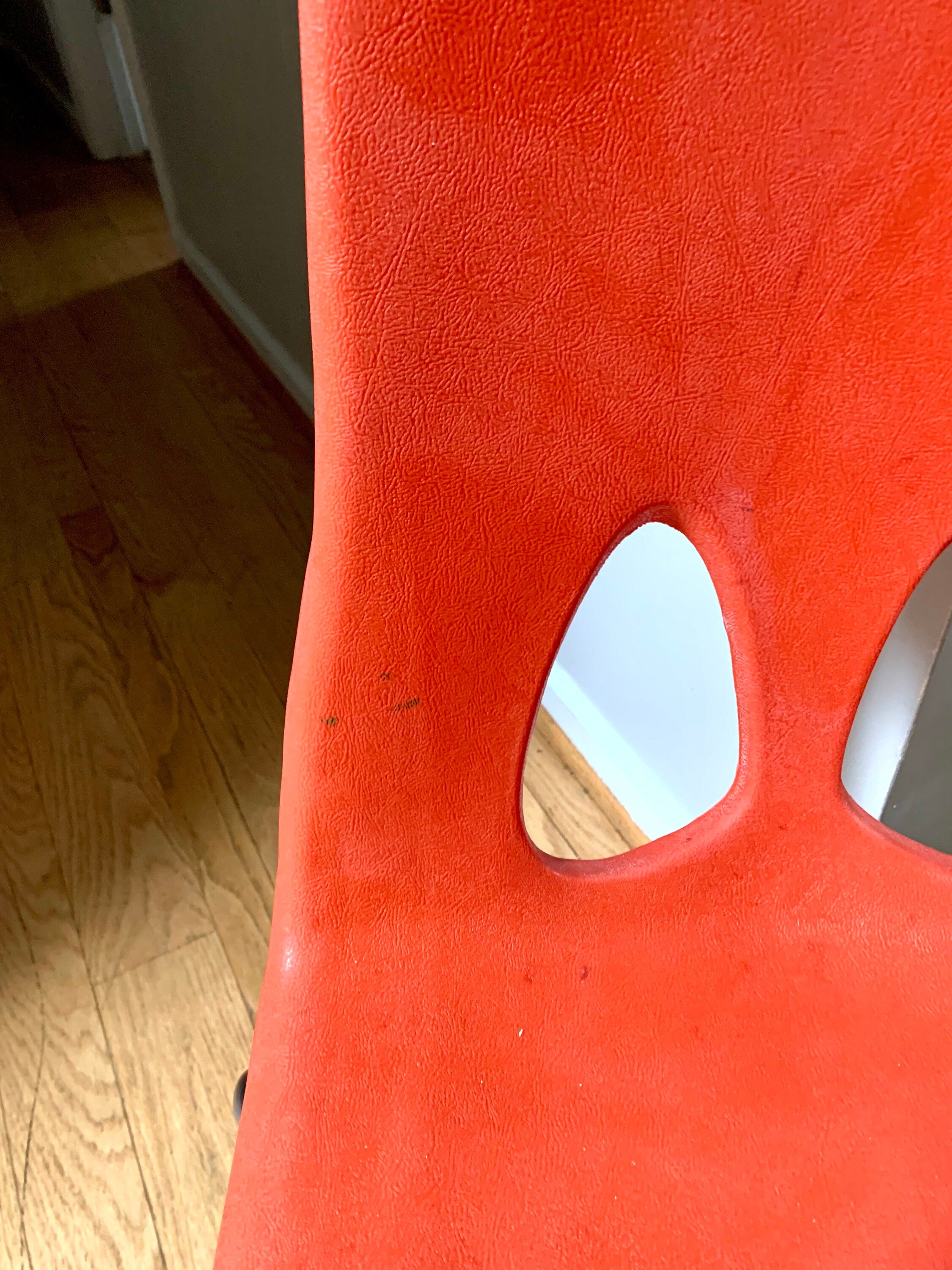 Vintage MCM Carter Craft Profile Chair | Plastic MCM Stackable Chair | Molded Child Chairs | Plastic School Chairs