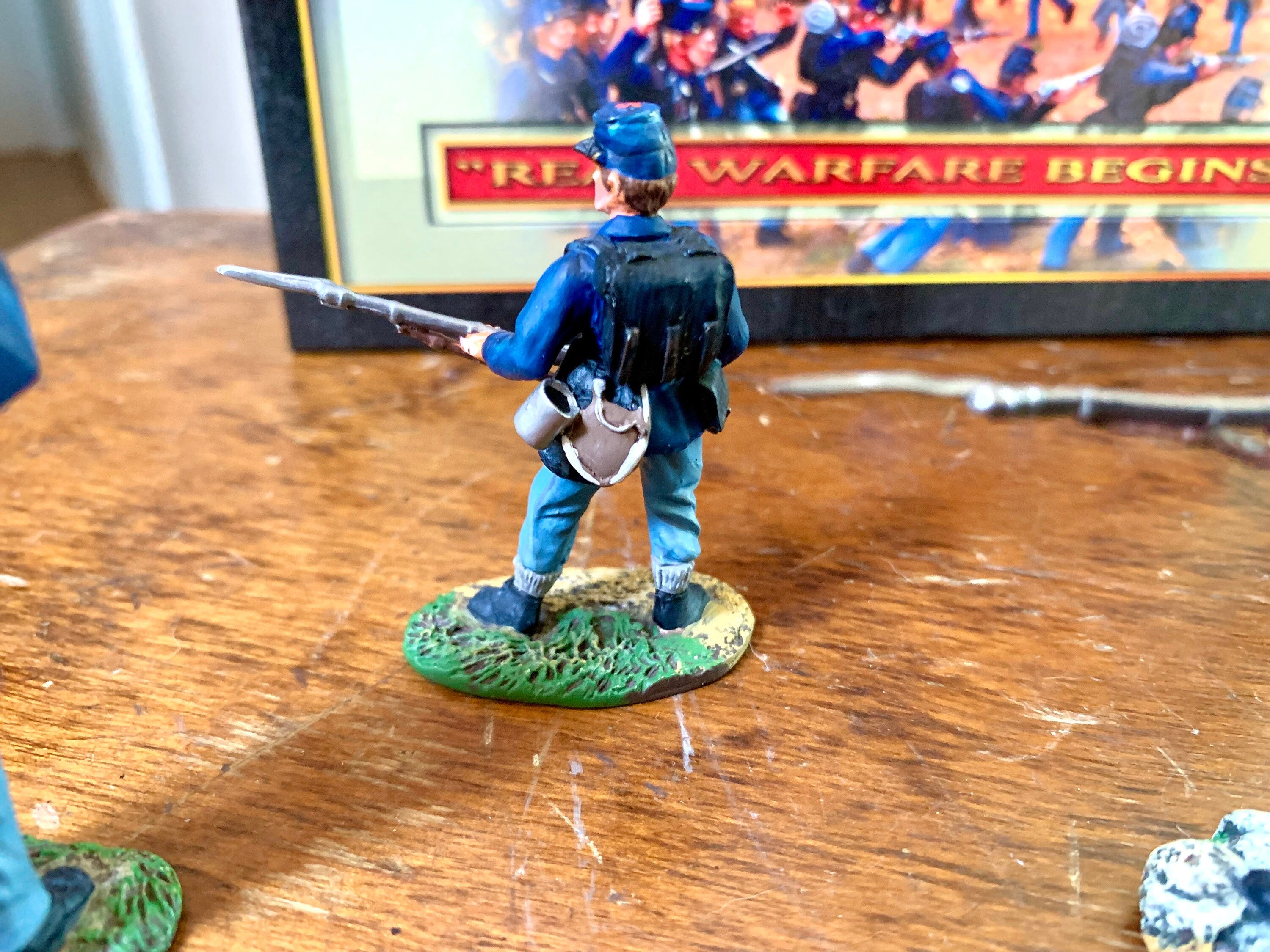 Conte Collectibles ACW 57107 Union Firing Set Civil War Figurines | Conte Collectibles Civil War Set | Civil War Metal Figurine Set