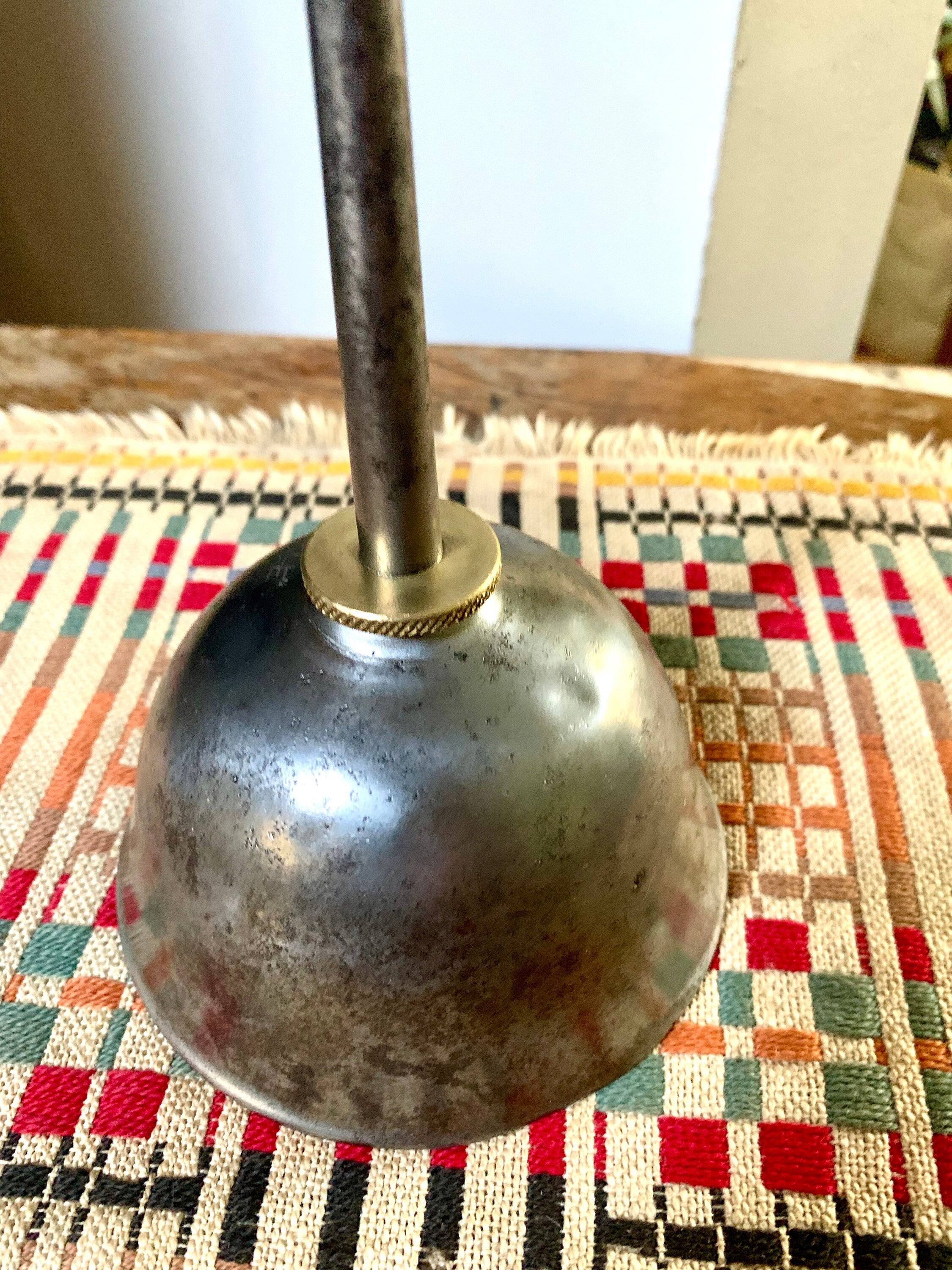 Vintage Metal Eagle Oil Can | Metal Eagle Oiler Can | Thumb Oil Can | Distressed Metal Oil Can | Industrial Oil Can