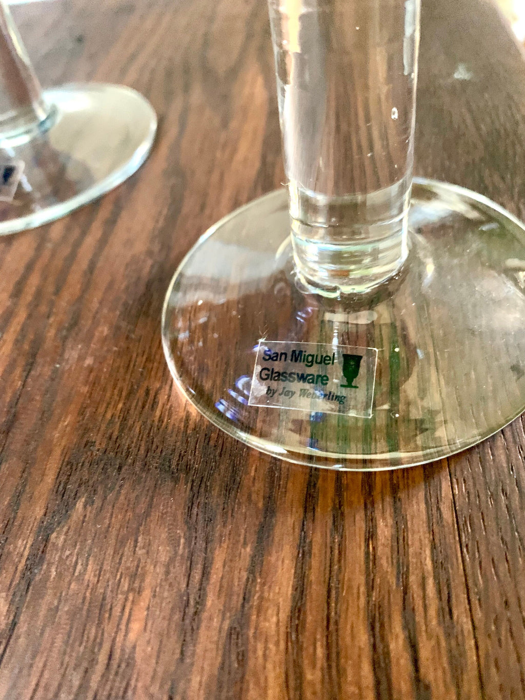 Set of 4 San Miguel Margarita Glasses | Vintage Handblown Blue and Green Glass Dessert Glasses | Colbalt Jay Weberling Margarita Glasses