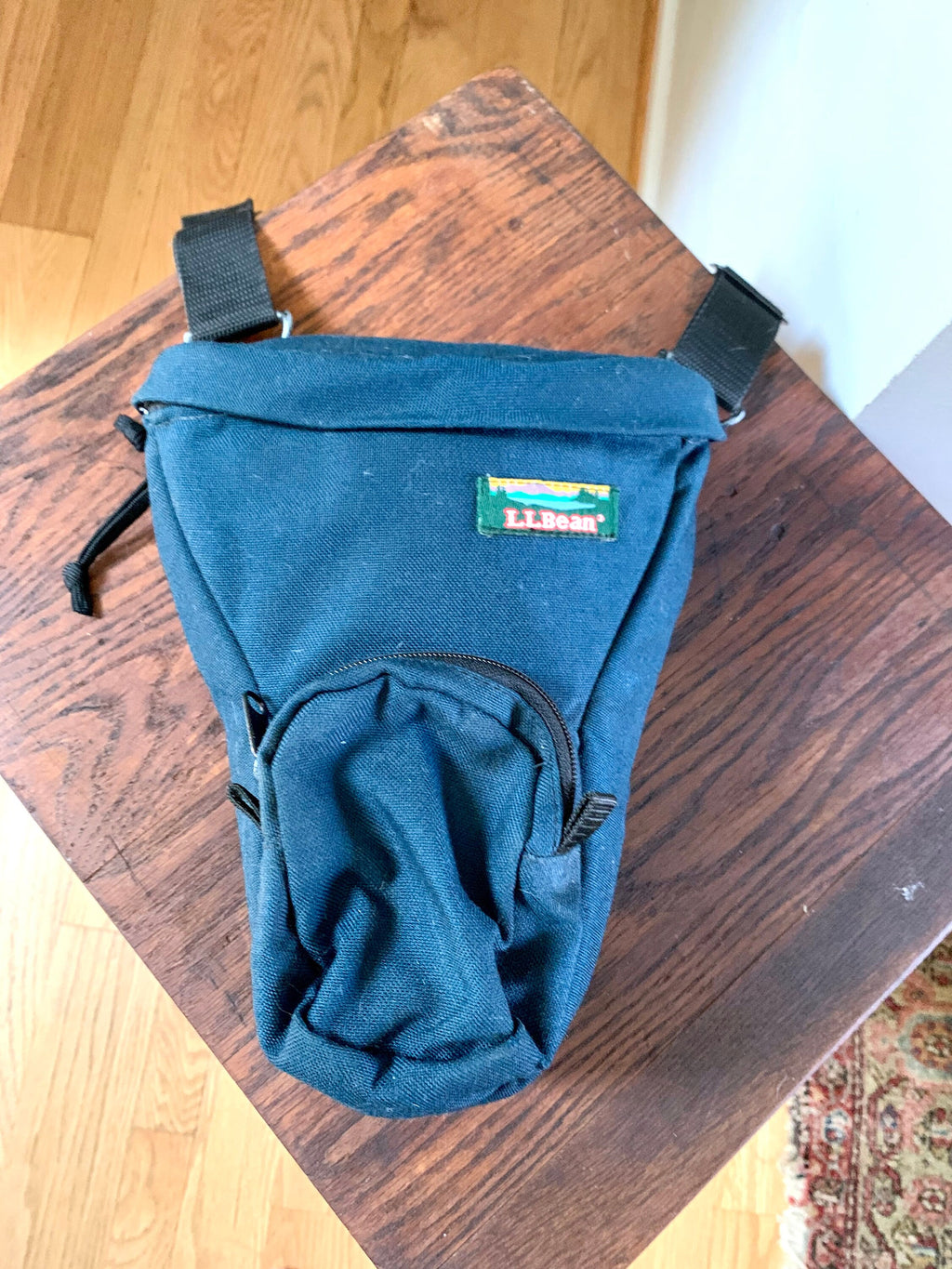 Vtg L.L. Bean Canvas Camera Bag | L.L. Bean Shoulder Strap Camera Bag | 90's Camera Shoulder Bag | Blue  L.L. Bean Shoulder Bag