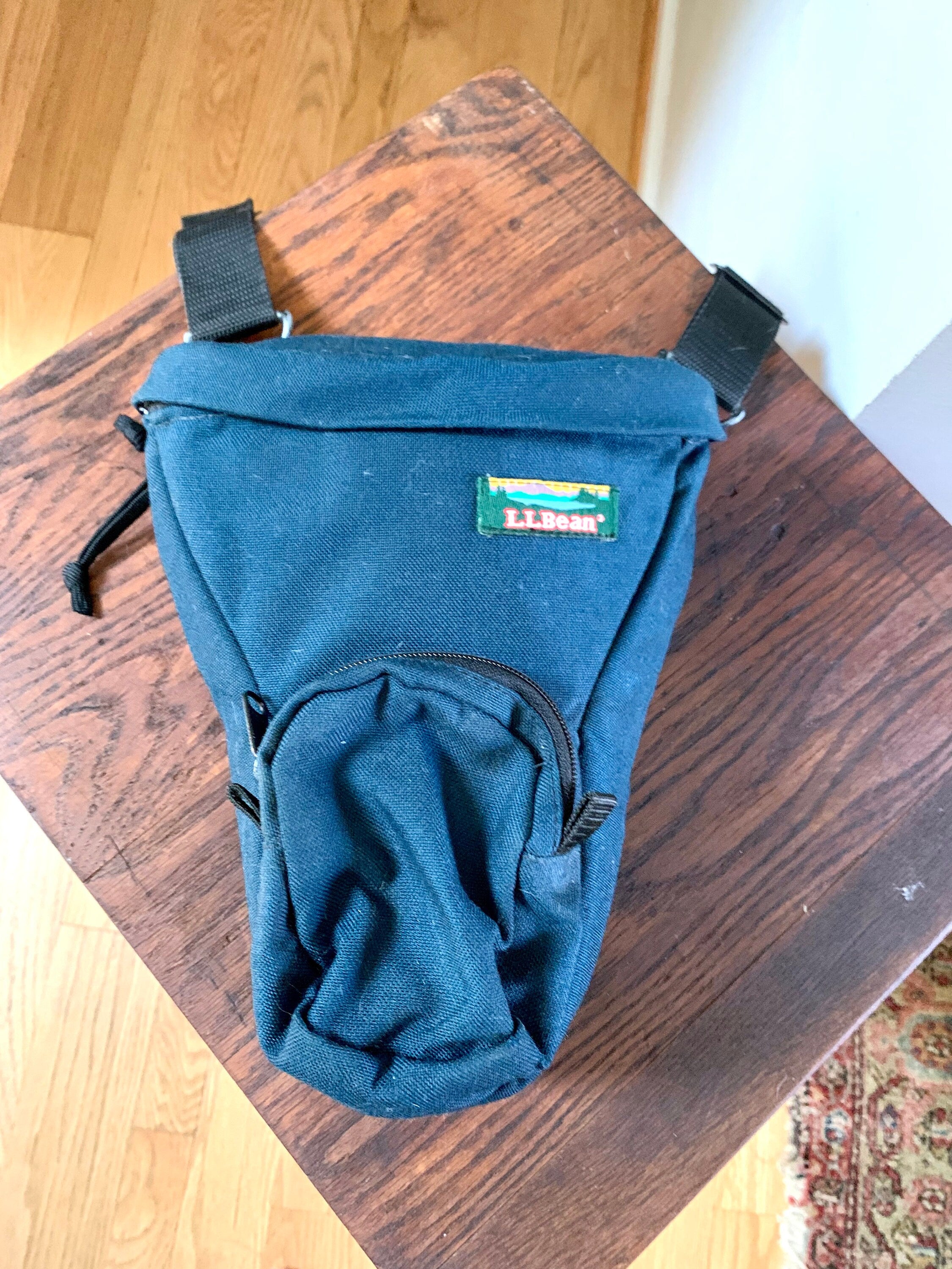 Vtg L.L. Bean Canvas Camera Bag | L.L. Bean Shoulder Strap Camera Bag | 90's Camera Shoulder Bag | Blue  L.L. Bean Shoulder Bag