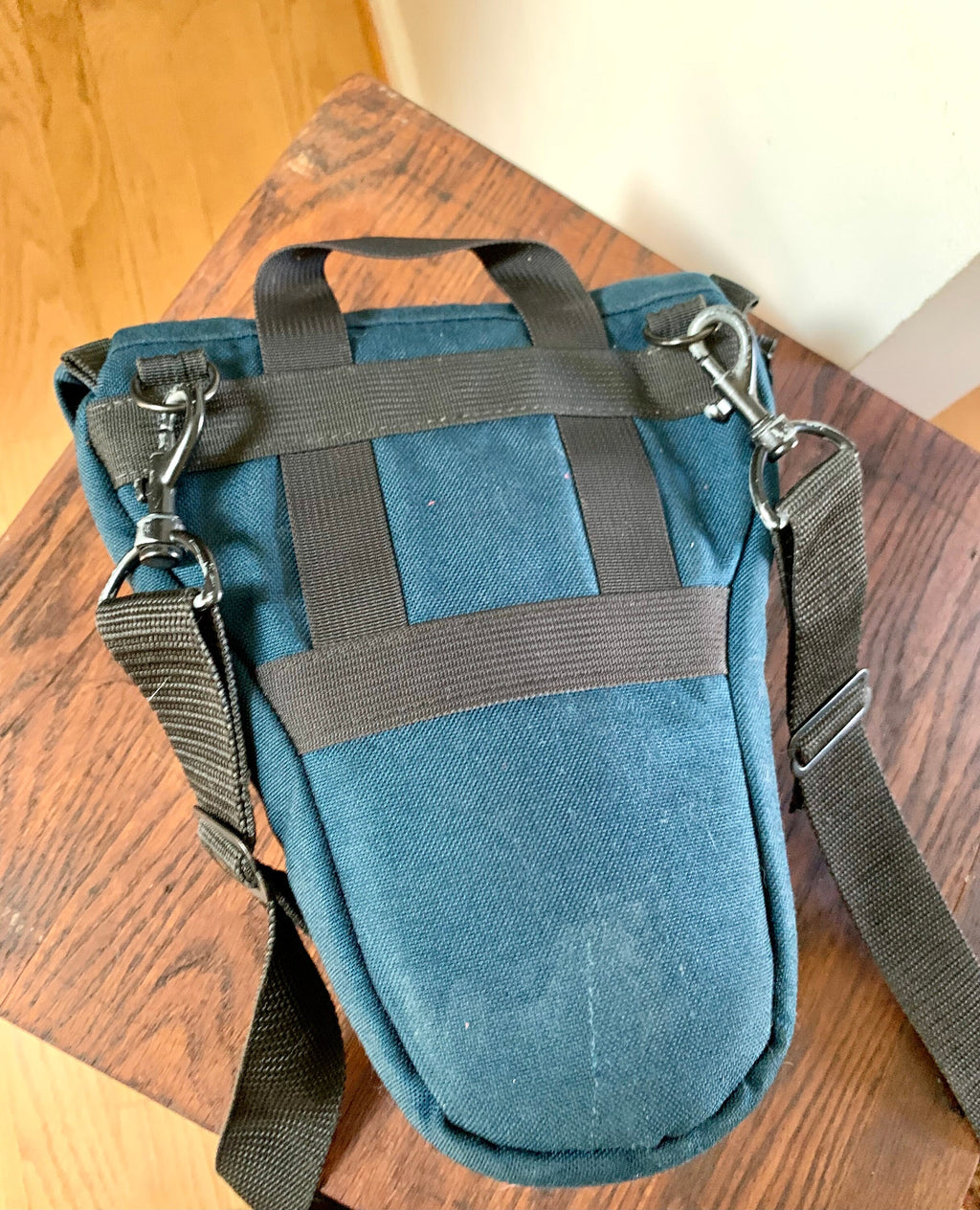 Vtg L.L. Bean Canvas Camera Bag | L.L. Bean Shoulder Strap Camera Bag | 90's Camera Shoulder Bag | Blue  L.L. Bean Shoulder Bag