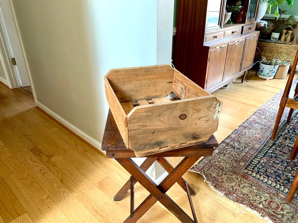 Vtg Wood Lynn's Finest Grape Crate | Wooden Grape Crate | Rustic Storage Greenleaf Farms Advertisement Box | Thompson Grapes Box