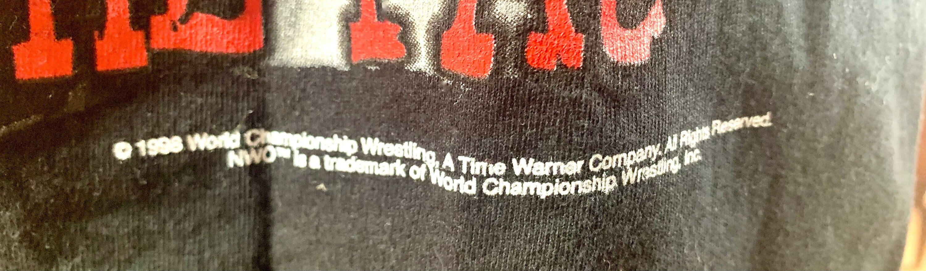 Vtg WCW T-Shirt | NWO Run With The Pac T-Shirt | 1998 World Championship Wrestling T-Shirt With Original Tags | XL Black Wrestling Shirt