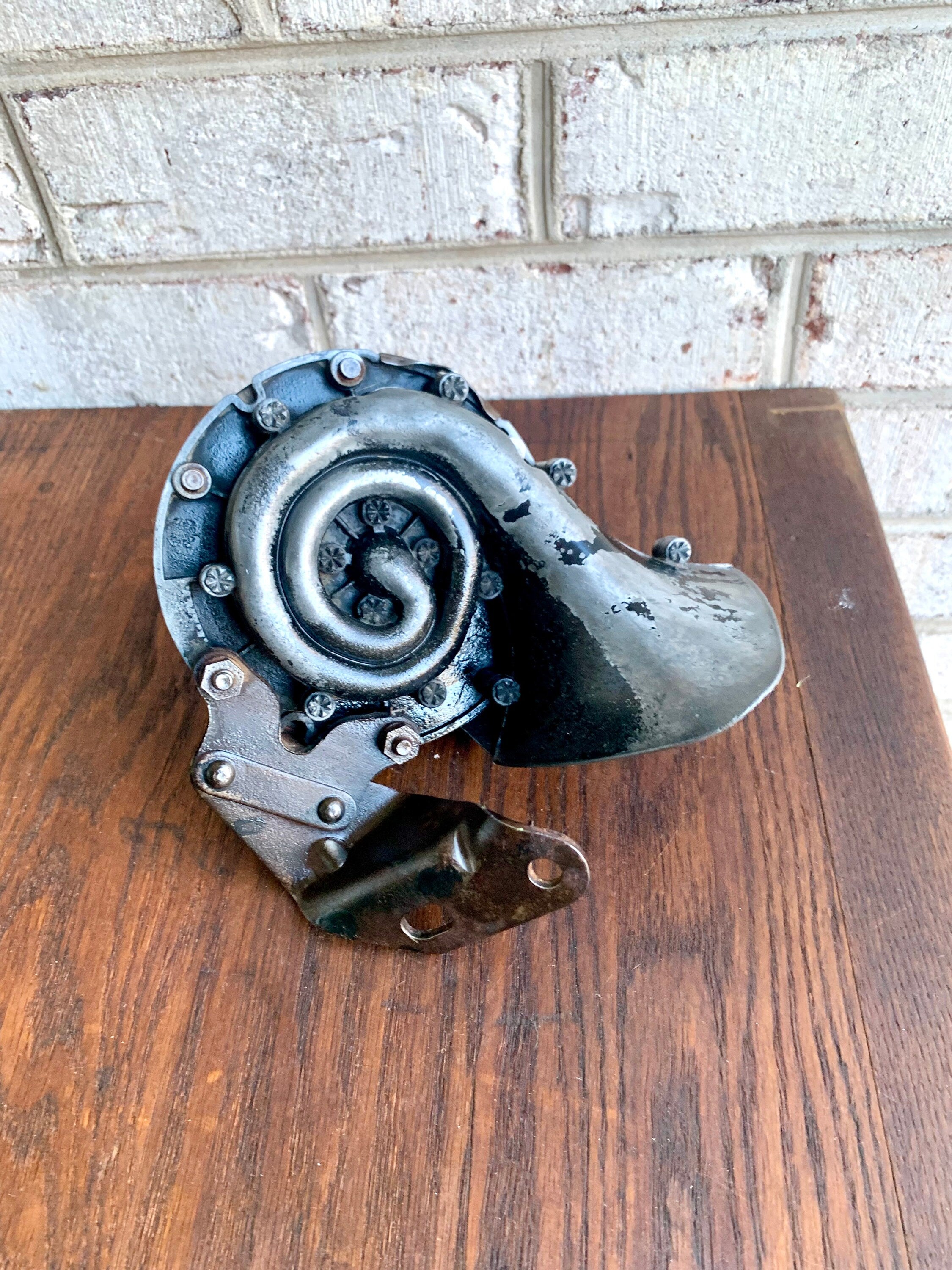 Vtg Delco Remy Model 759  12 Volt Horn | 1955-57 Corvette Low Tone Horn | 50's Delco Remy Low Tone Horn With Bracket | Automobile Horn