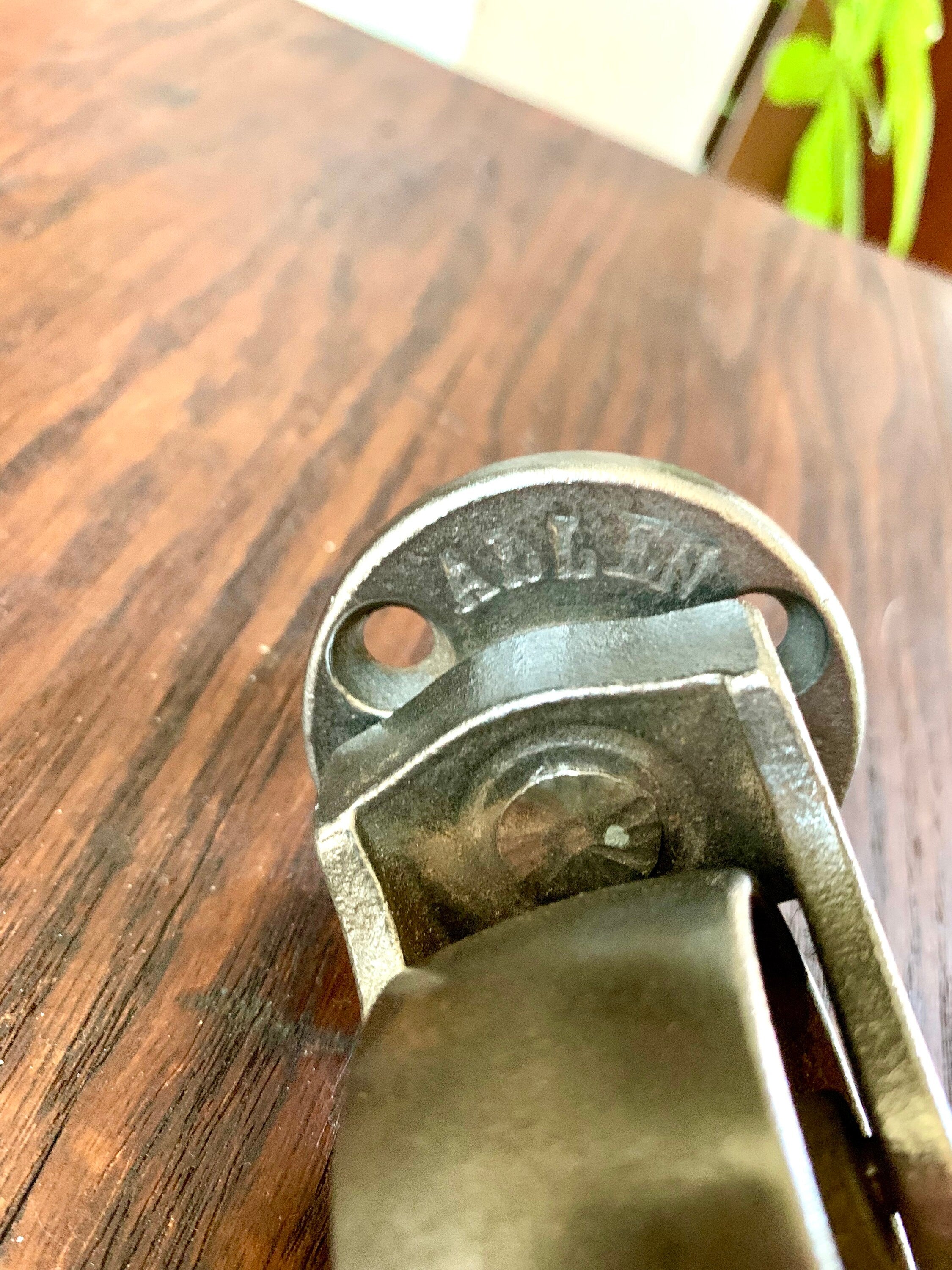 Salvaged Pair Of Allen Metal Casters | Metal Swivel Wheel Casters | 1 3/4" Early Metal Casters | Restoration Casters | Salvaged Casters