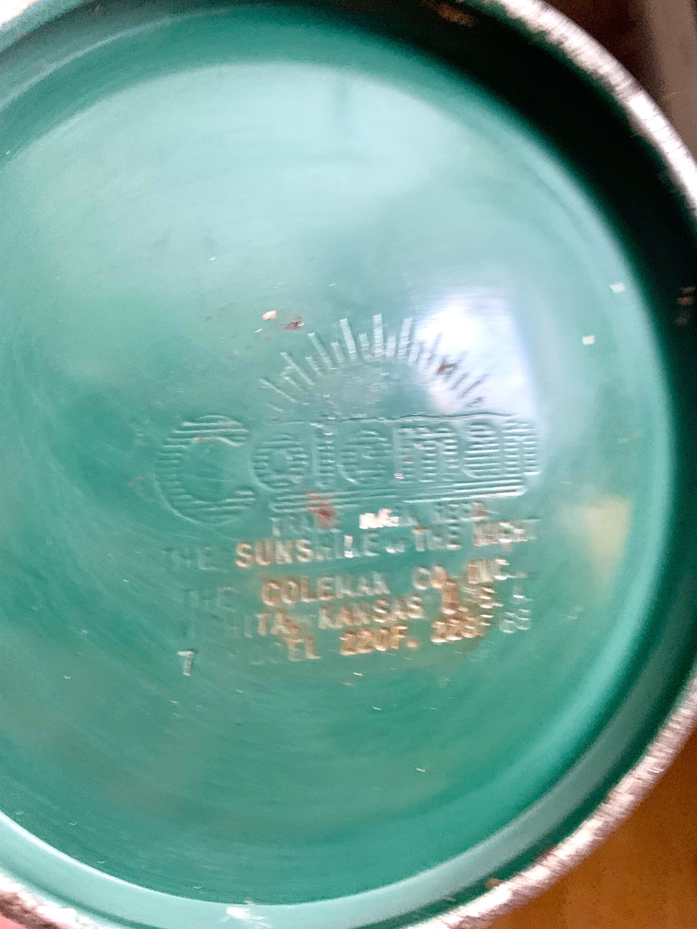 Vintage Coleman Model 220F Lantern | Coleman 1968 Coleman Lantern | Yellow Glass Model 220F Coleman Lantern | Yellow Glass Duel Mantel