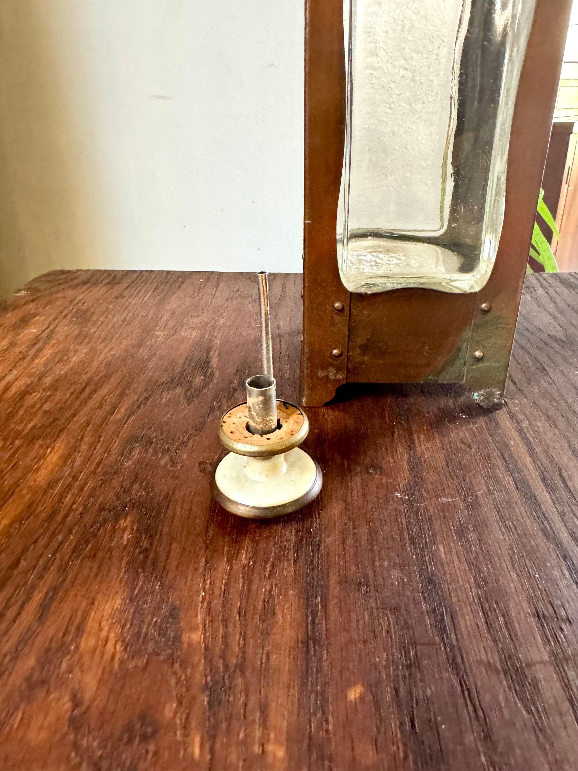 Vintage Copper Musical Lantern Decanter | Glass and Copper Music Decanter | Lantern Style Decanter | Anniversary Song Musical Decanter