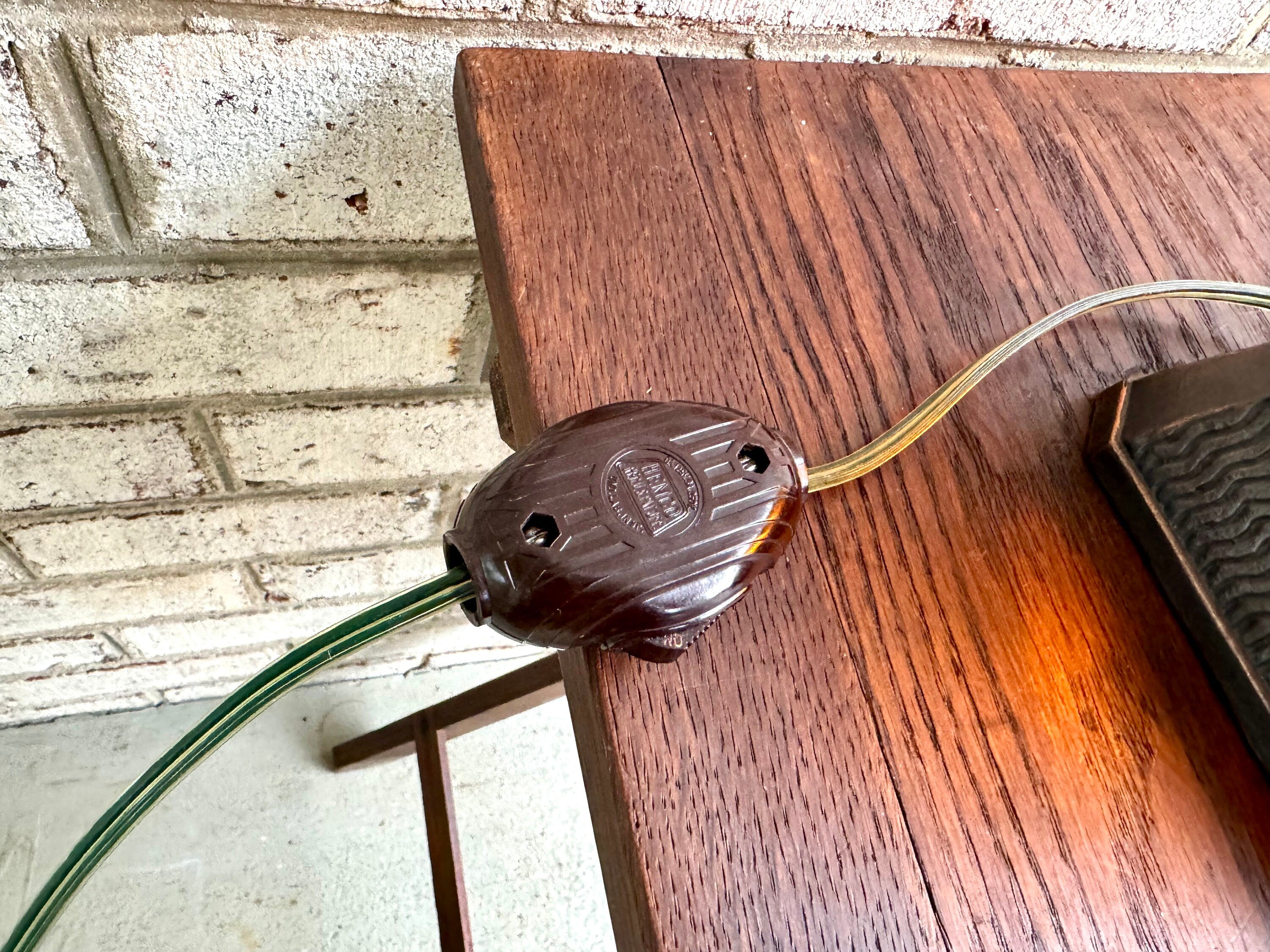 Antique Cast Bronze Child Reading Lamp | Crinkle Glass Globe Lamp | Amber Glass Globe Bronze Lamp | Frankart Style Lamp | Dresser Lamp