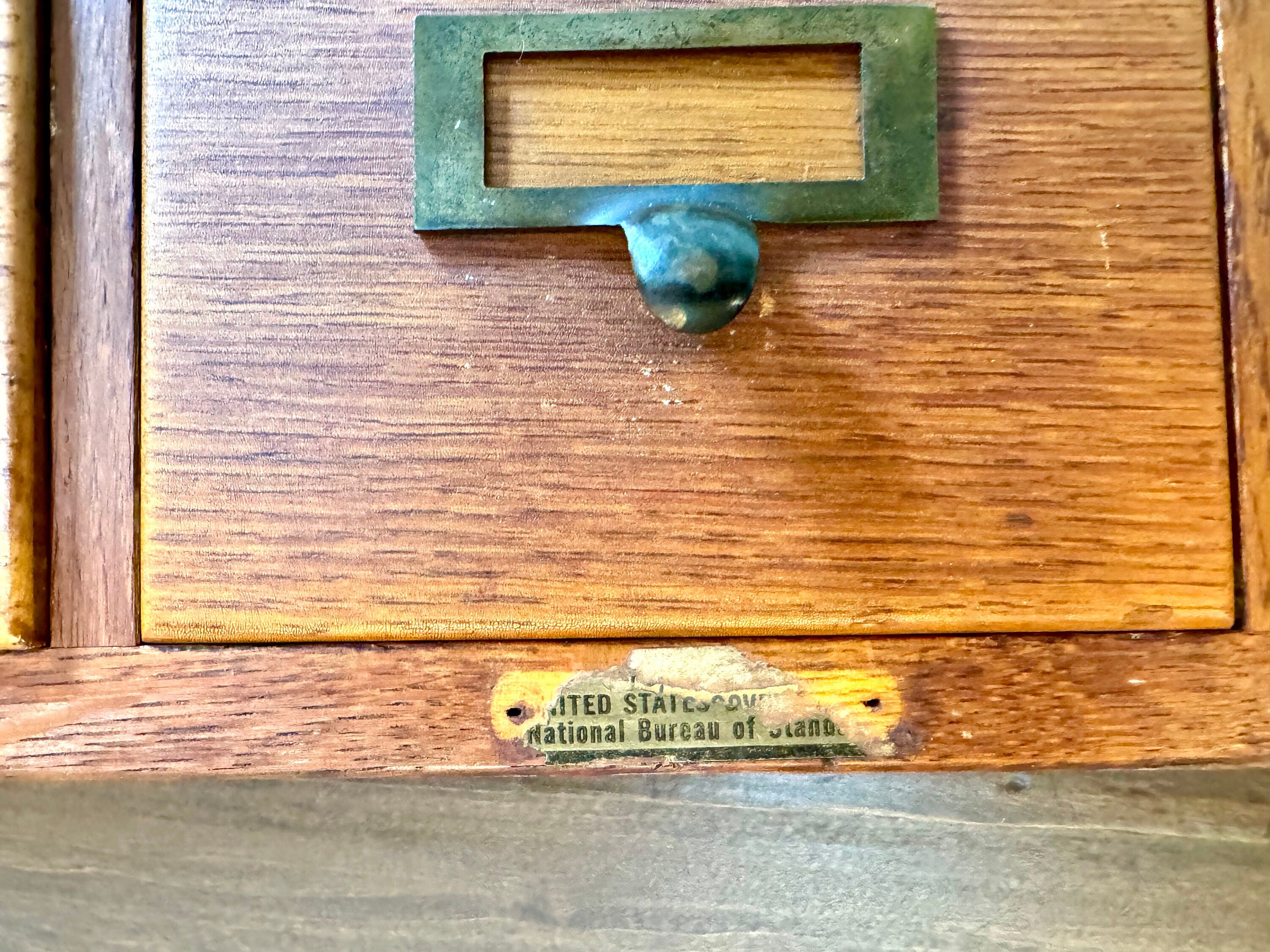 Vtg Wooden Globe Wernicke Card Catalog | Wood Card Catalog Cabinet | Rustic Storage | 5 Drawer Globe Cabinet| Library Card Catalog Table