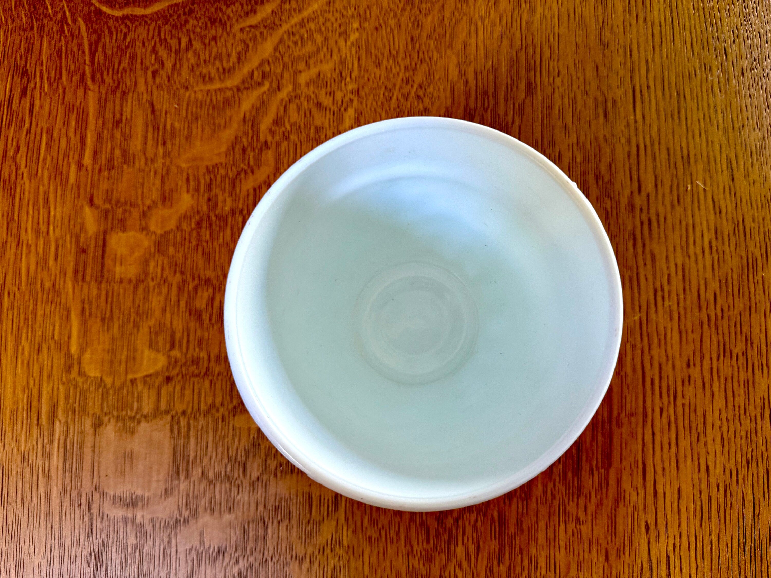 Vtg FTD White Planter | 1975 Milk Glass Planter | Oak Leaf White Glass Planter | Milk Glass FTD Pot